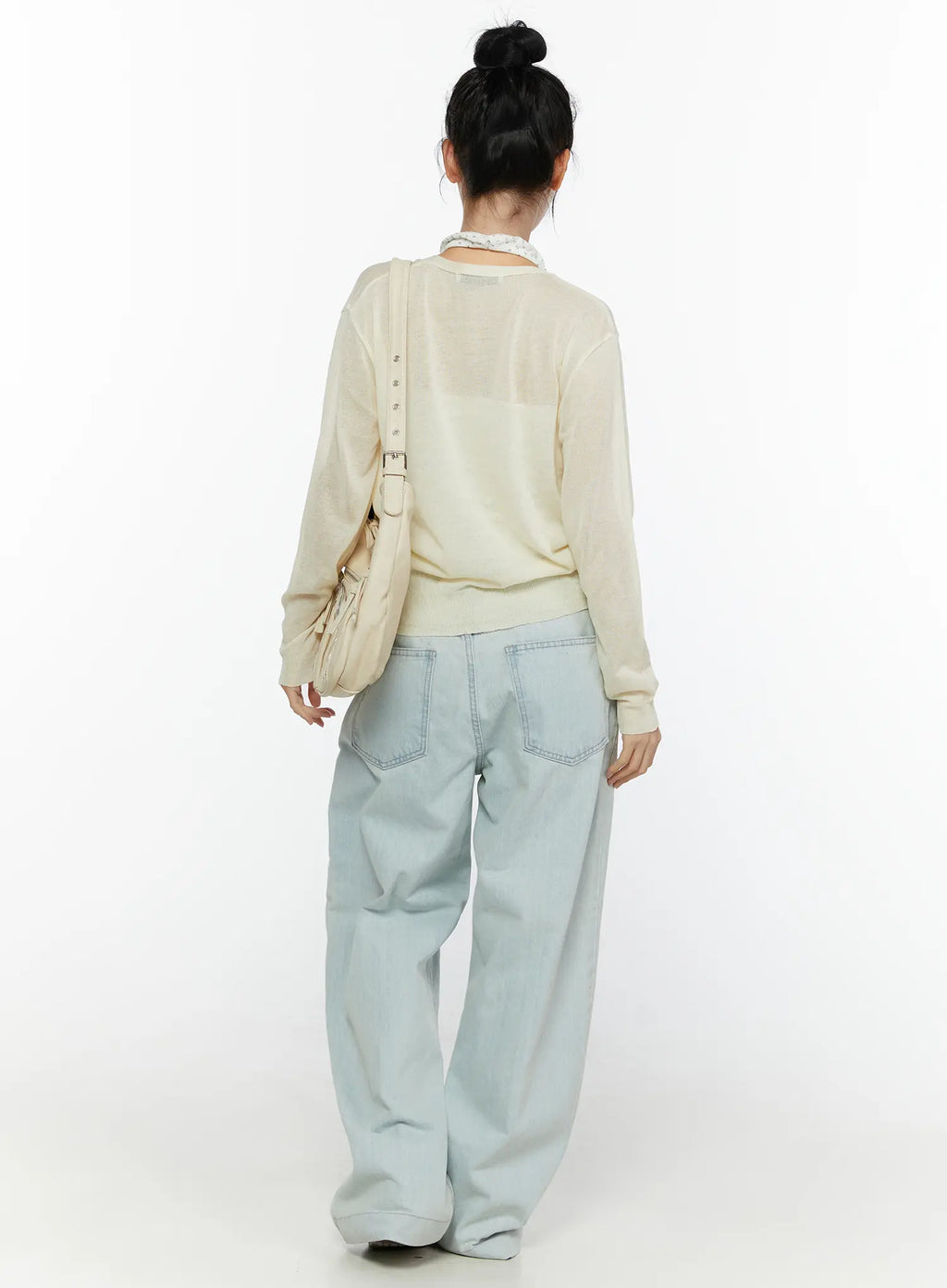 Cove Washed Wide Leg Jeans CL521