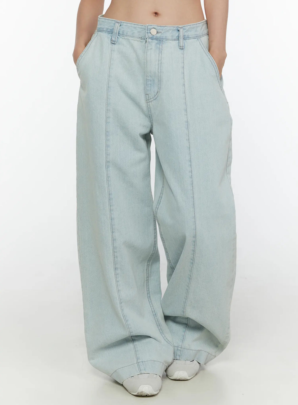 Cove Washed Wide Leg Jeans CL521