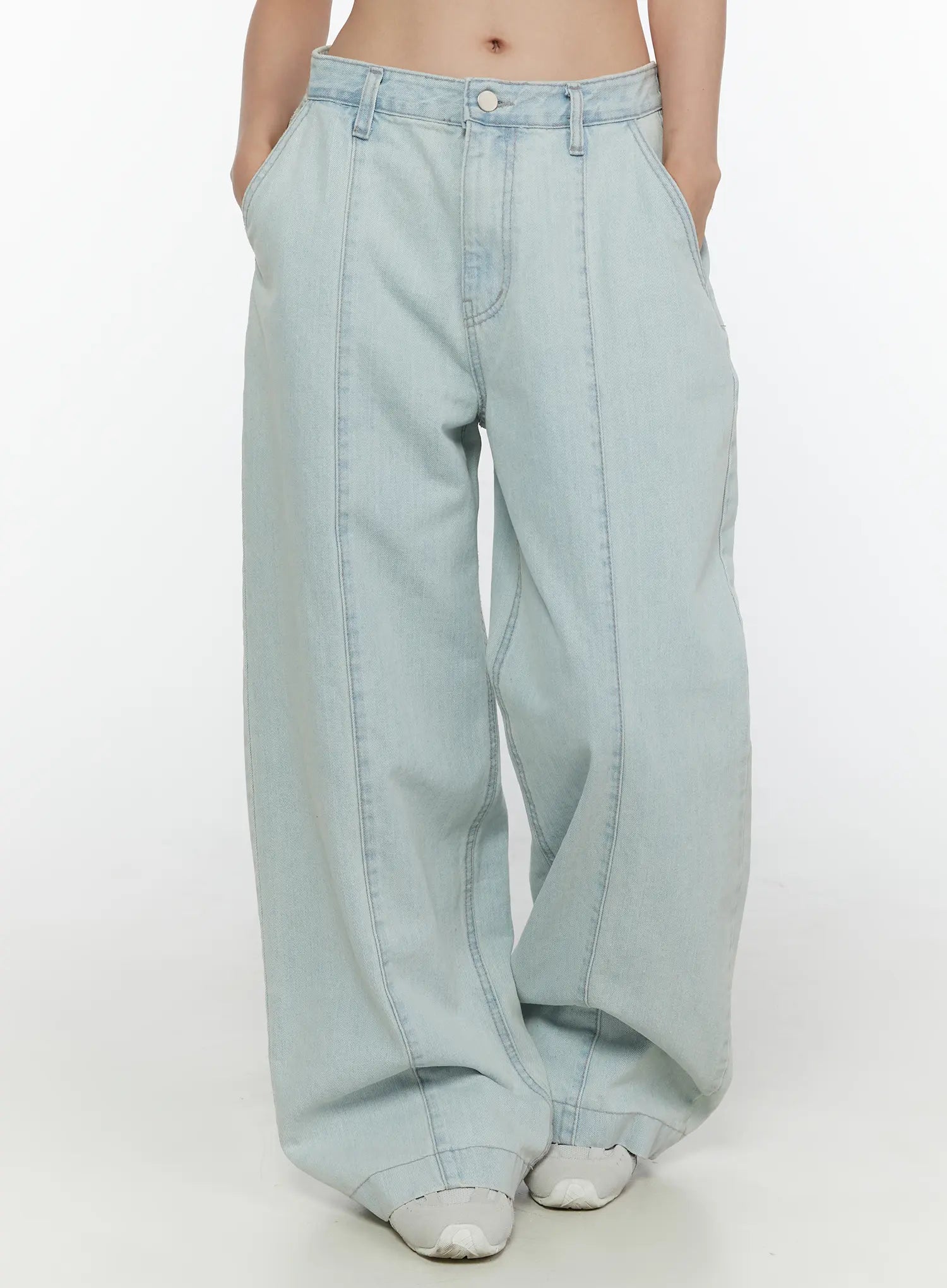 Cove Washed Wide Leg Jeans CL521