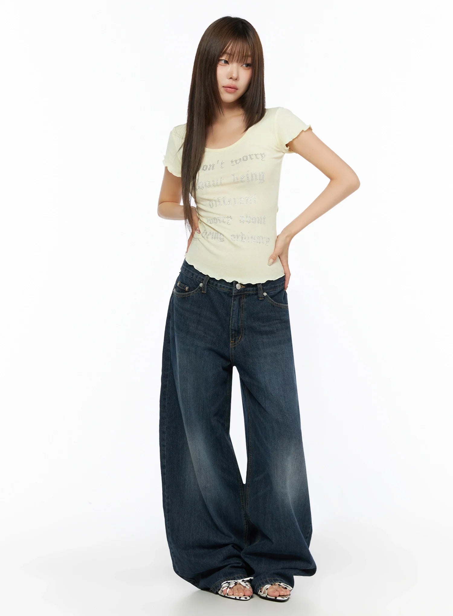 Cruz Wide Leg Jeans IL523