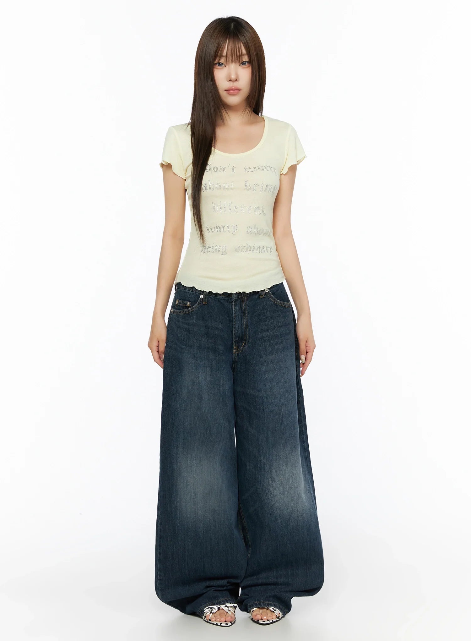 Cruz Wide Leg Jeans IL523
