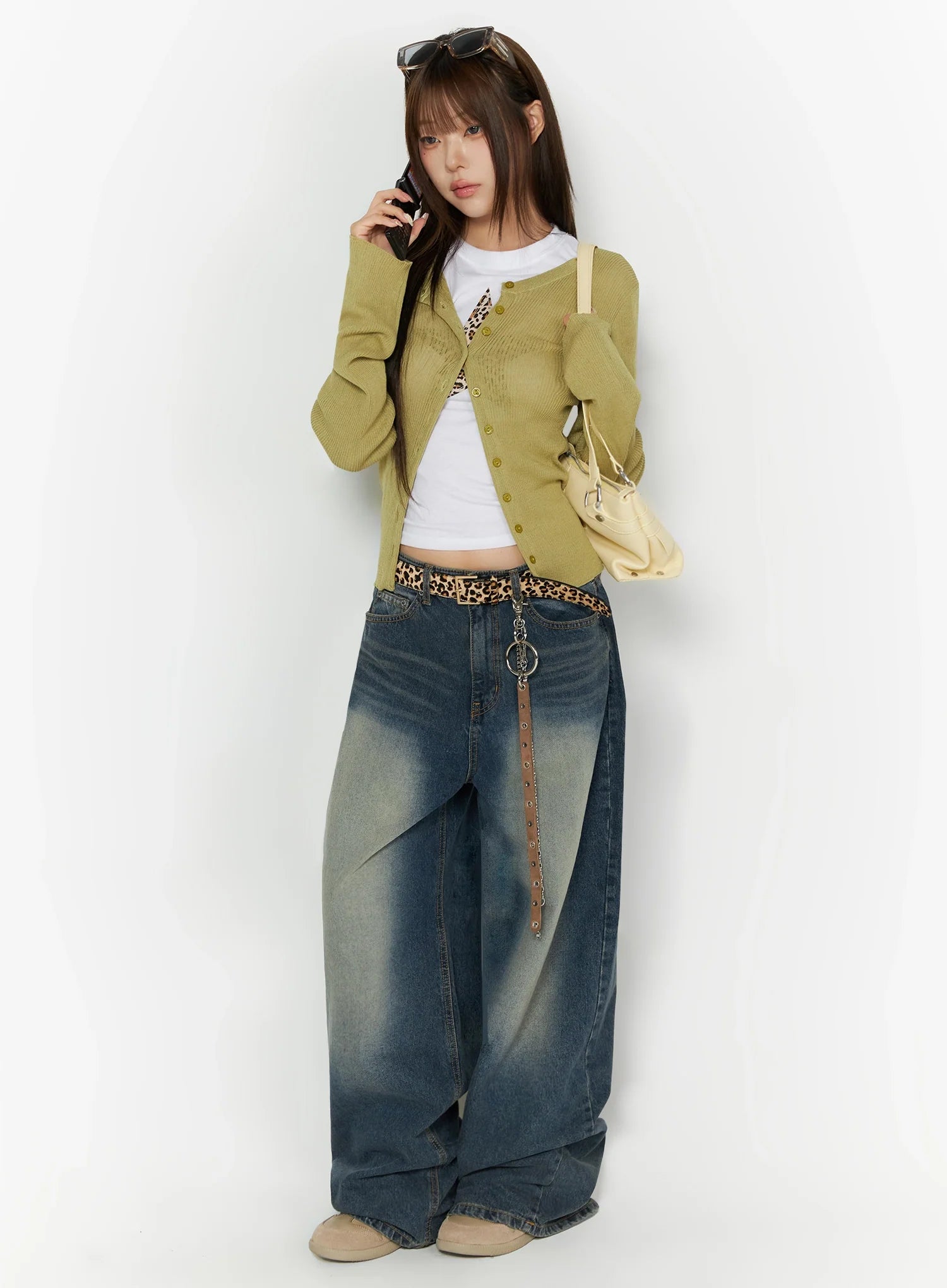 Fia Washed Baggy Jeans IL523