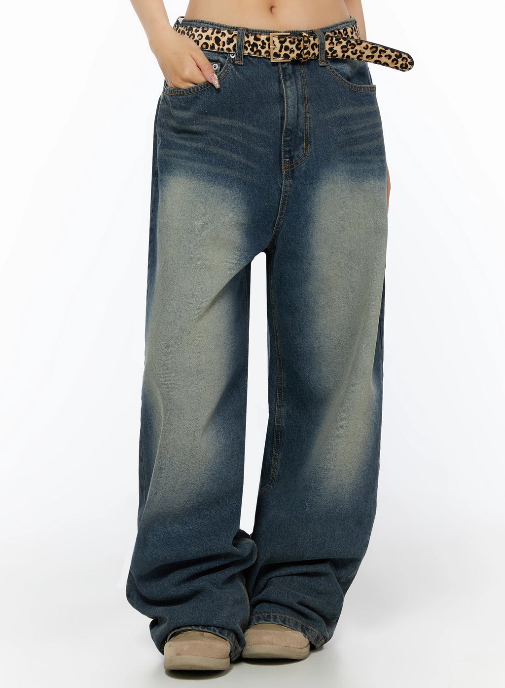 Fia Washed Baggy Jeans IL523