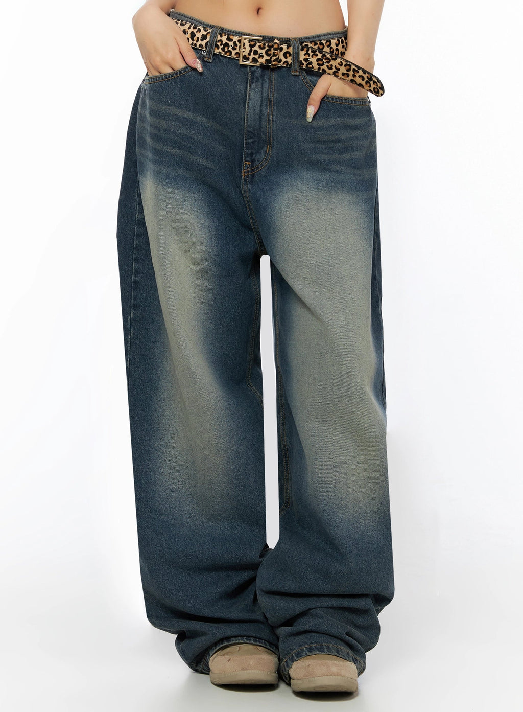 Fia Washed Baggy Jeans IL523