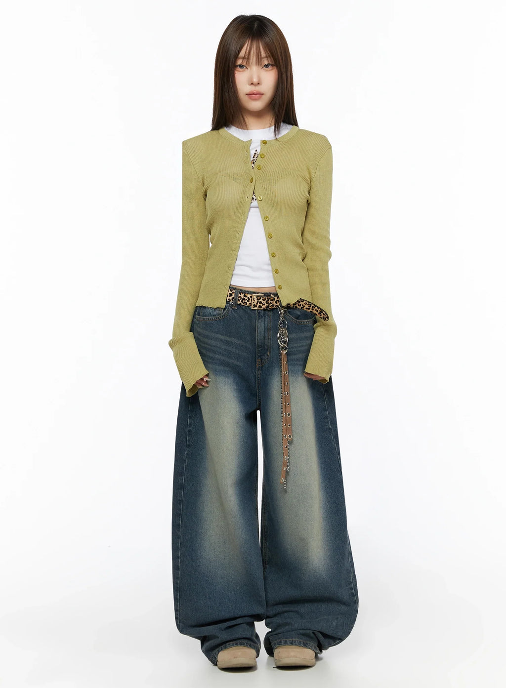 Fia Washed Baggy Jeans IL523