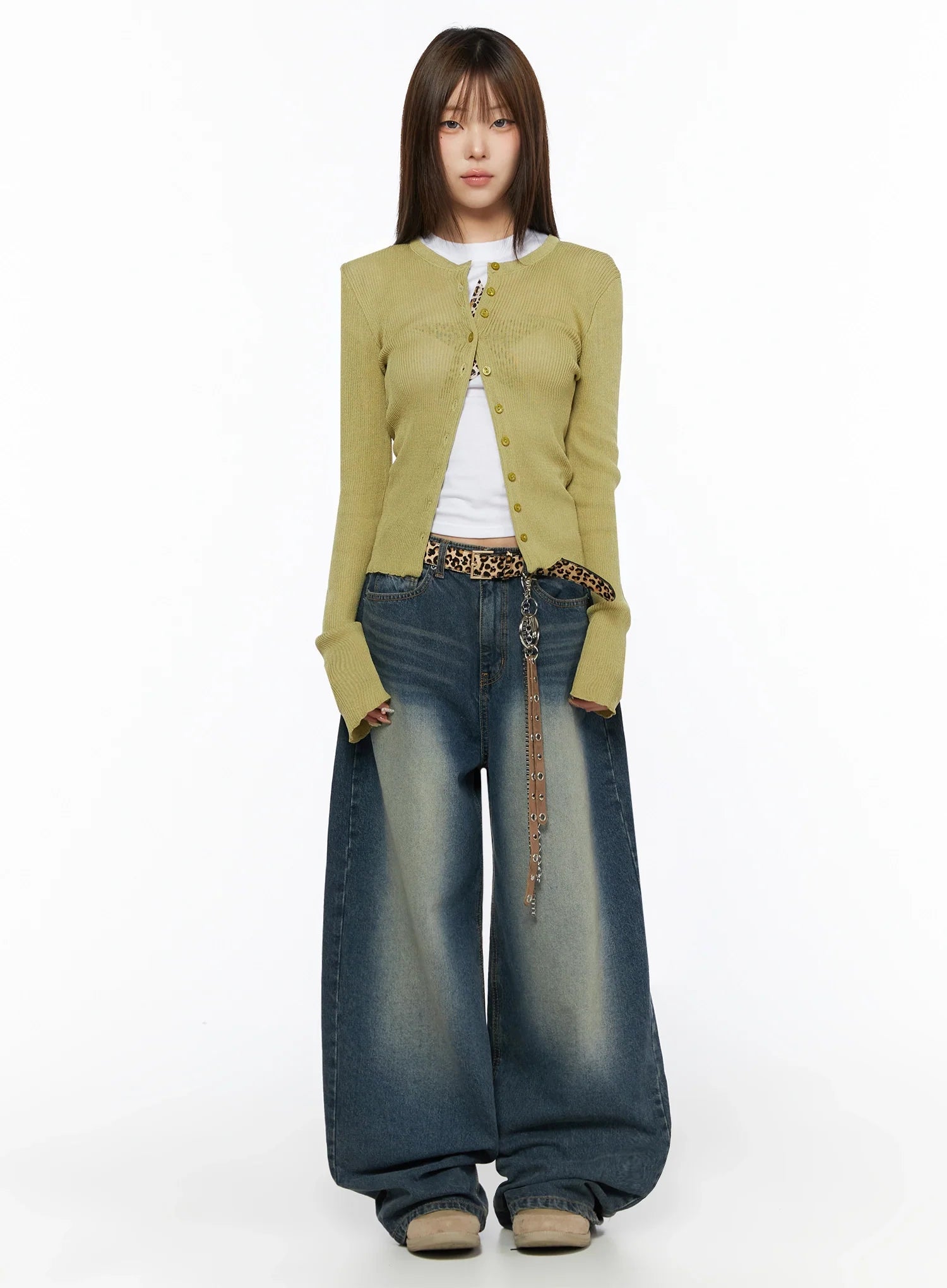 Fia Washed Baggy Jeans IL523
