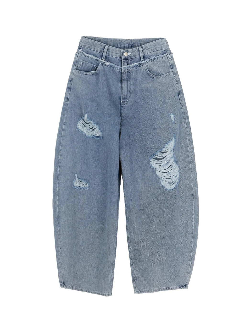 Gale Distressed Wide Leg Jeans IL530