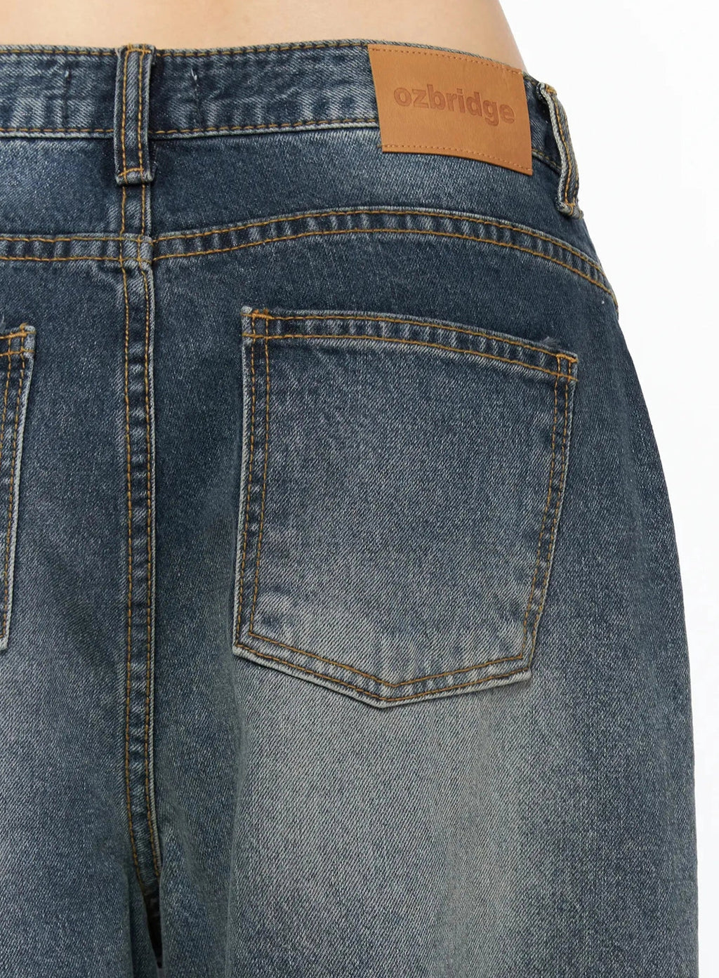 Greer Vintage Wash Baggy Jeans IL523