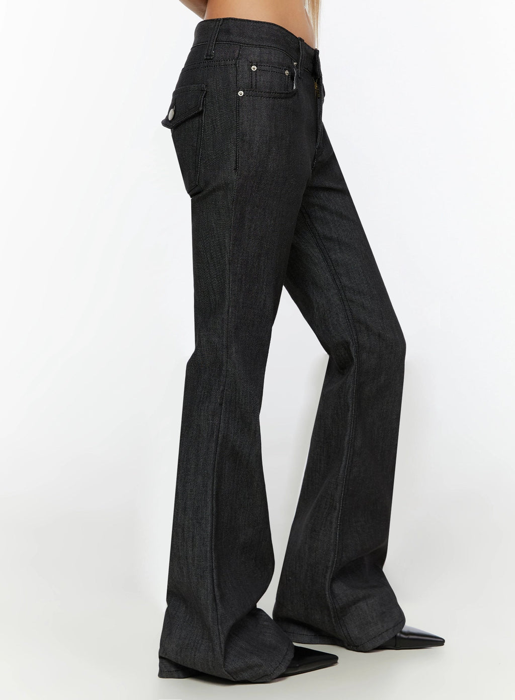 Hina No-Fade Bootcut Flared Jeans IL524