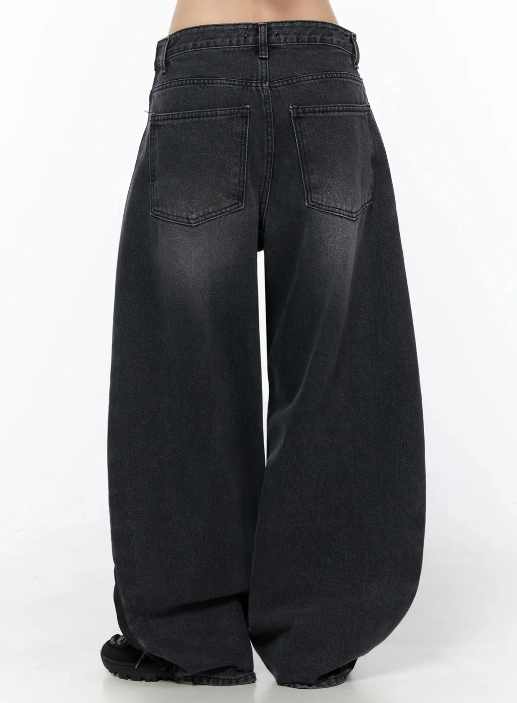Kalyn Dark Wash Baggy Jeans IG510