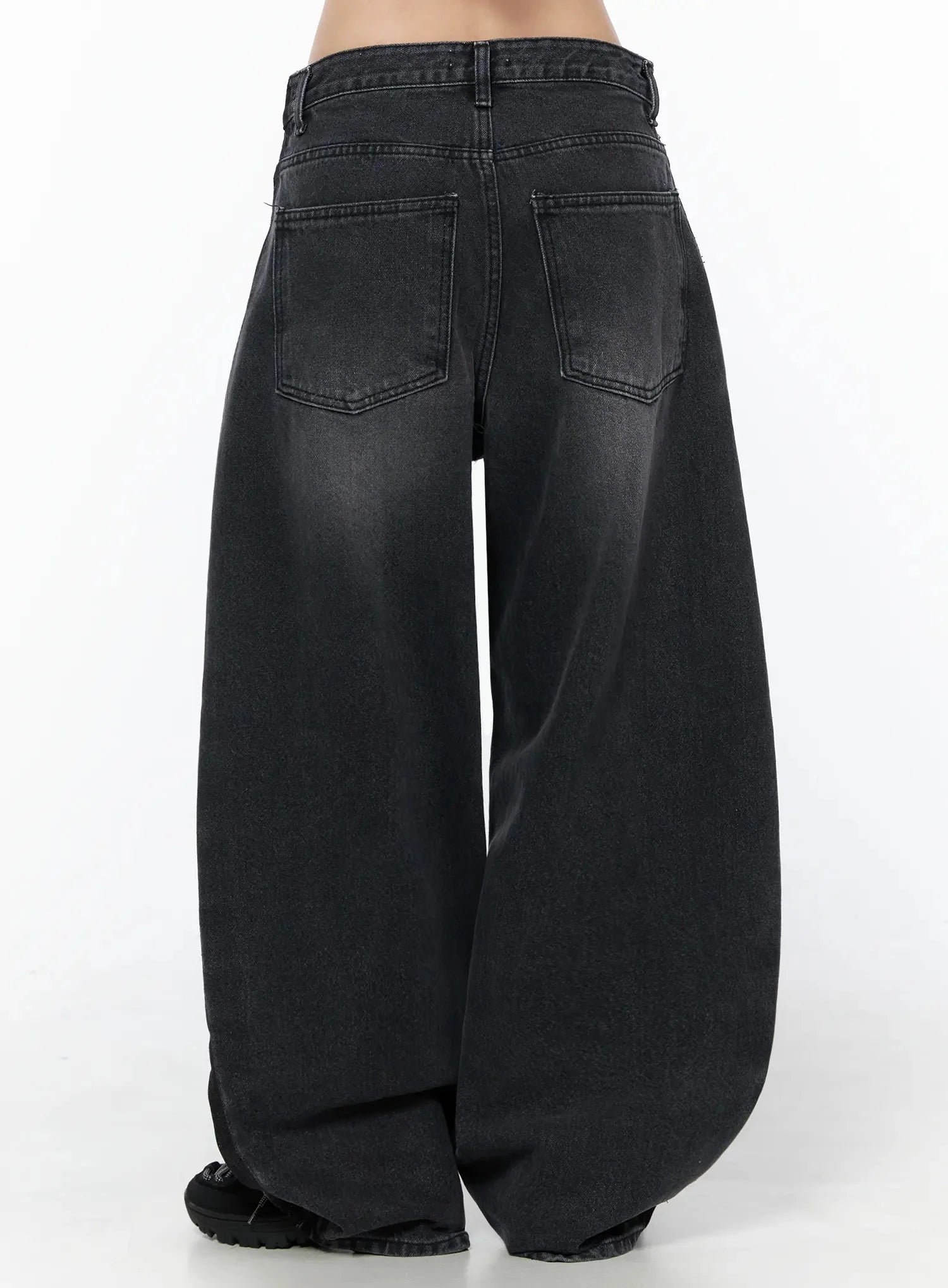 Kalyn Dark Wash Baggy Jeans IG510