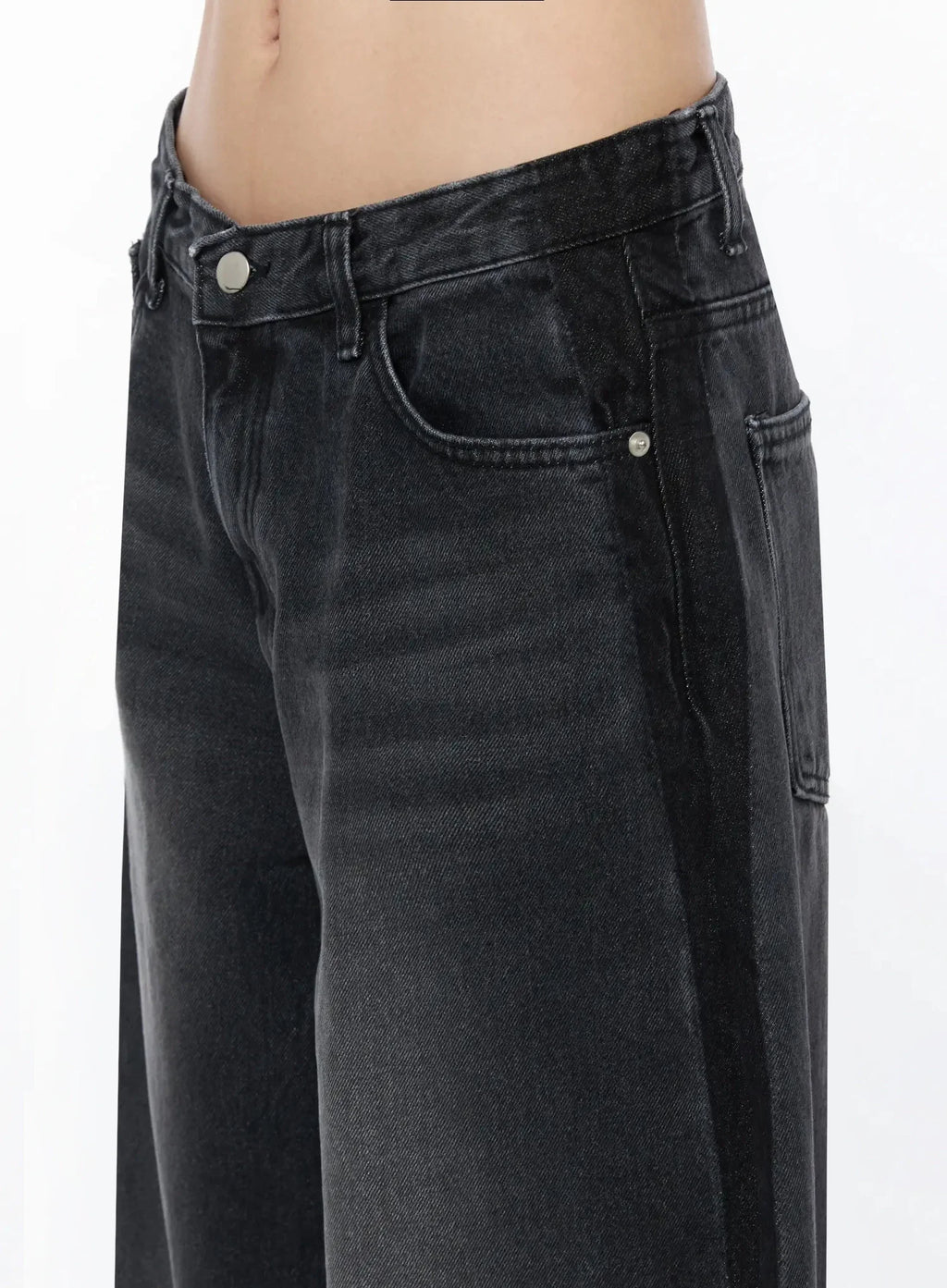 Kalyn Dark Wash Baggy Jeans IG510
