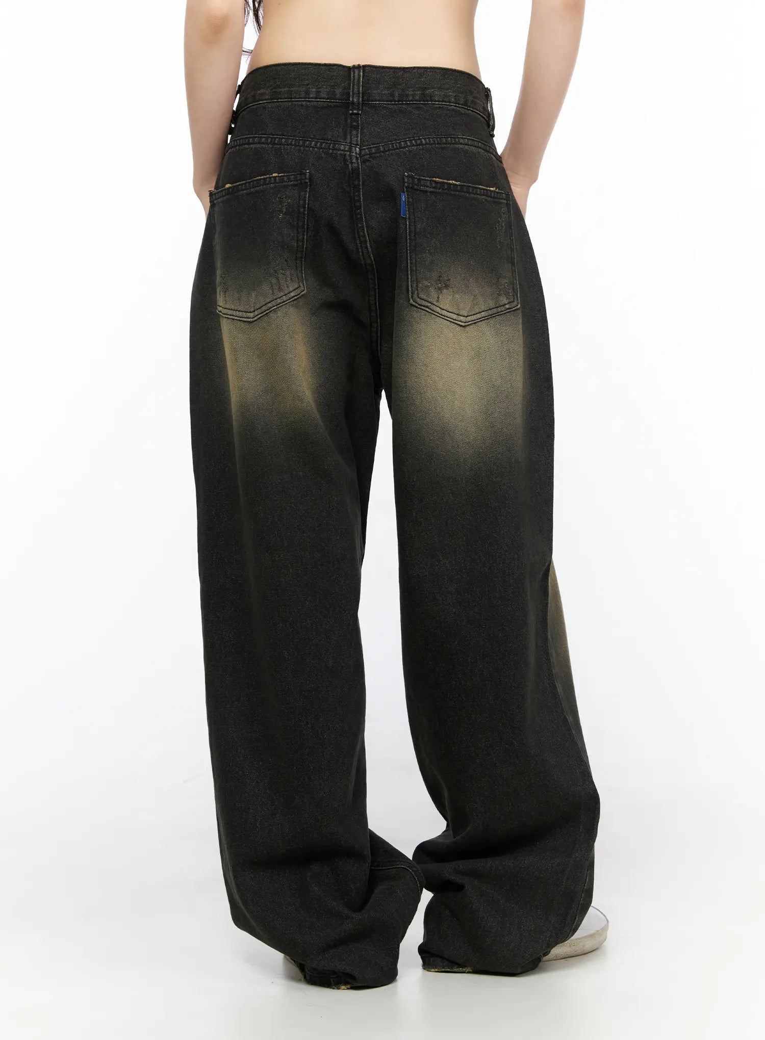 Keisha Washed Baggy Jeans CL523