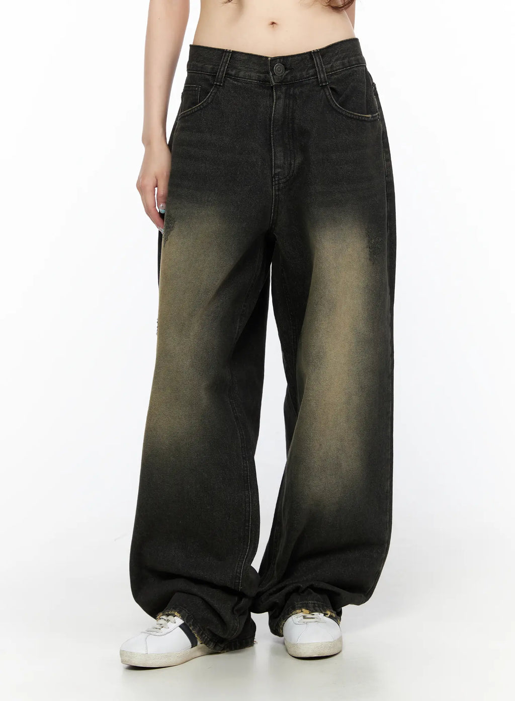 Keisha Washed Baggy Jeans CL523