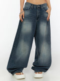Kenji Baggy Wide-Leg Jeans IL524