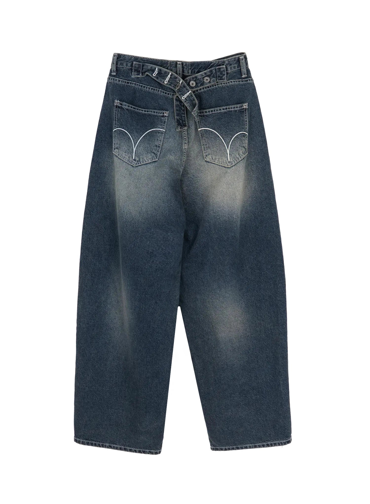Kenji Baggy Wide-Leg Jeans IL524