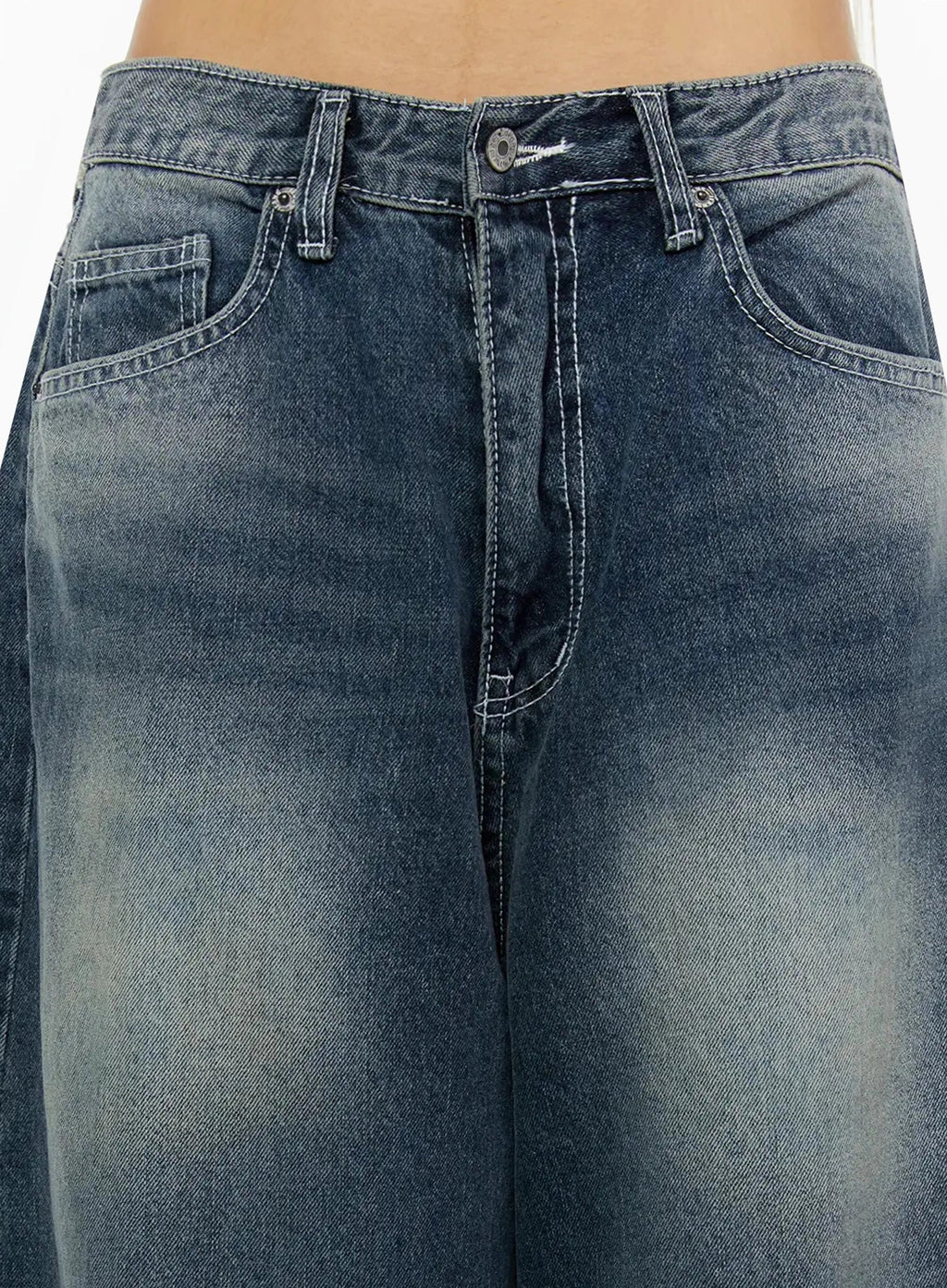 Kenji Baggy Wide-Leg Jeans IL524