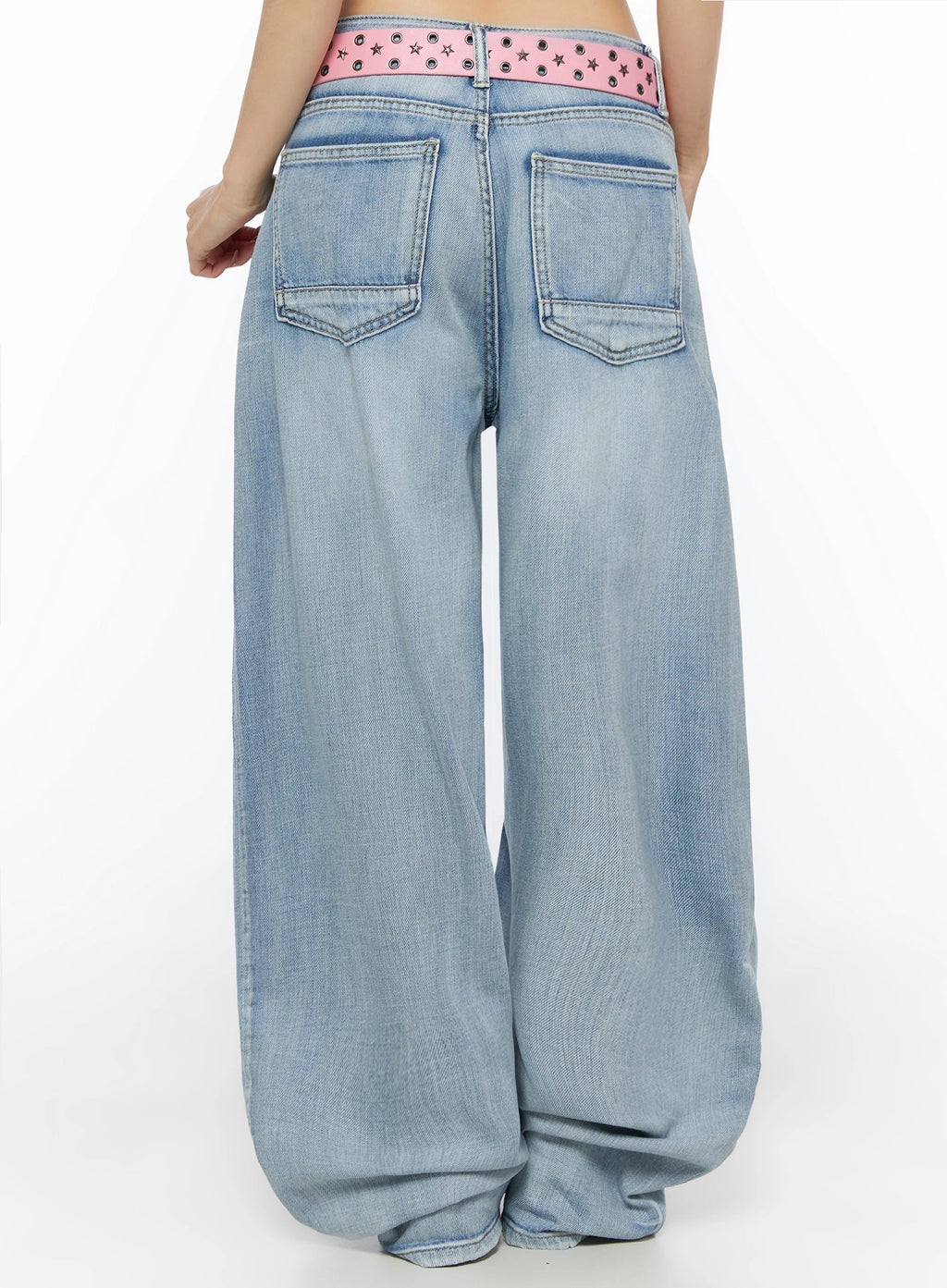 Kit Washed Wide Leg Jeans IL523
