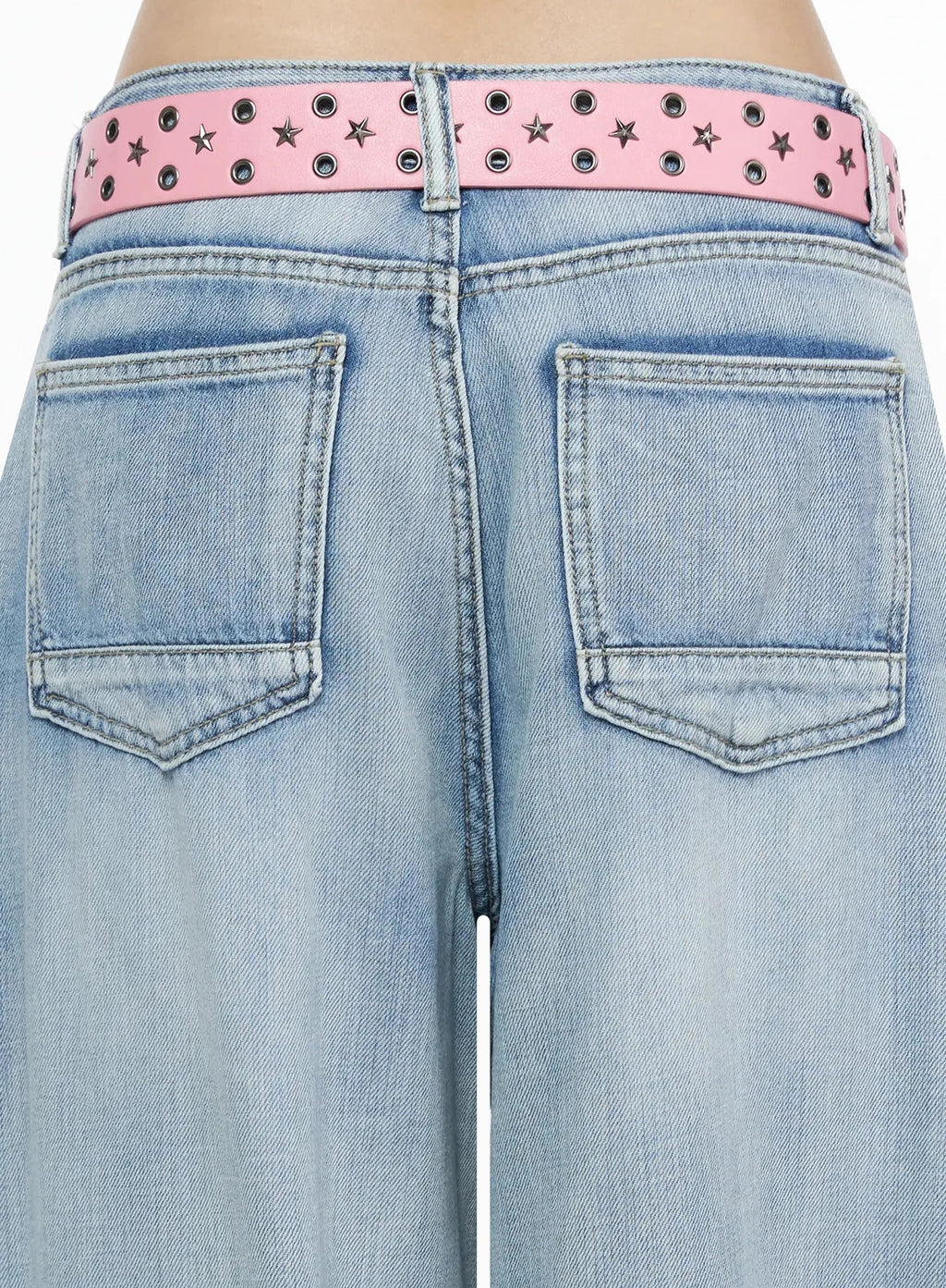Kit Washed Wide Leg Jeans IL523