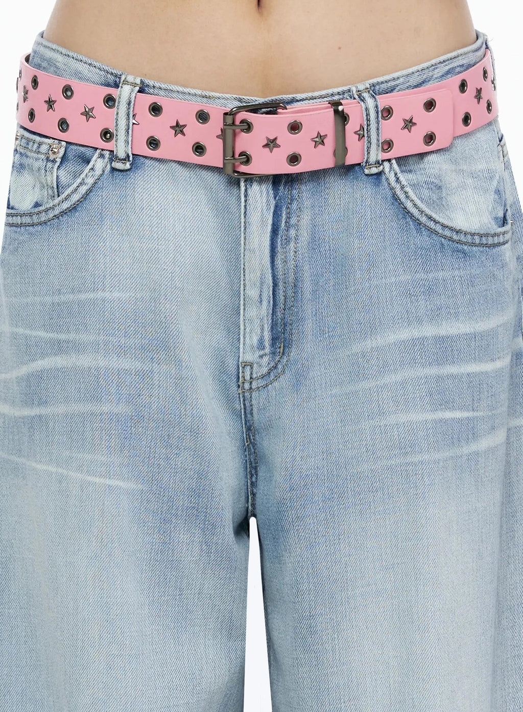 Kit Washed Wide Leg Jeans IL523