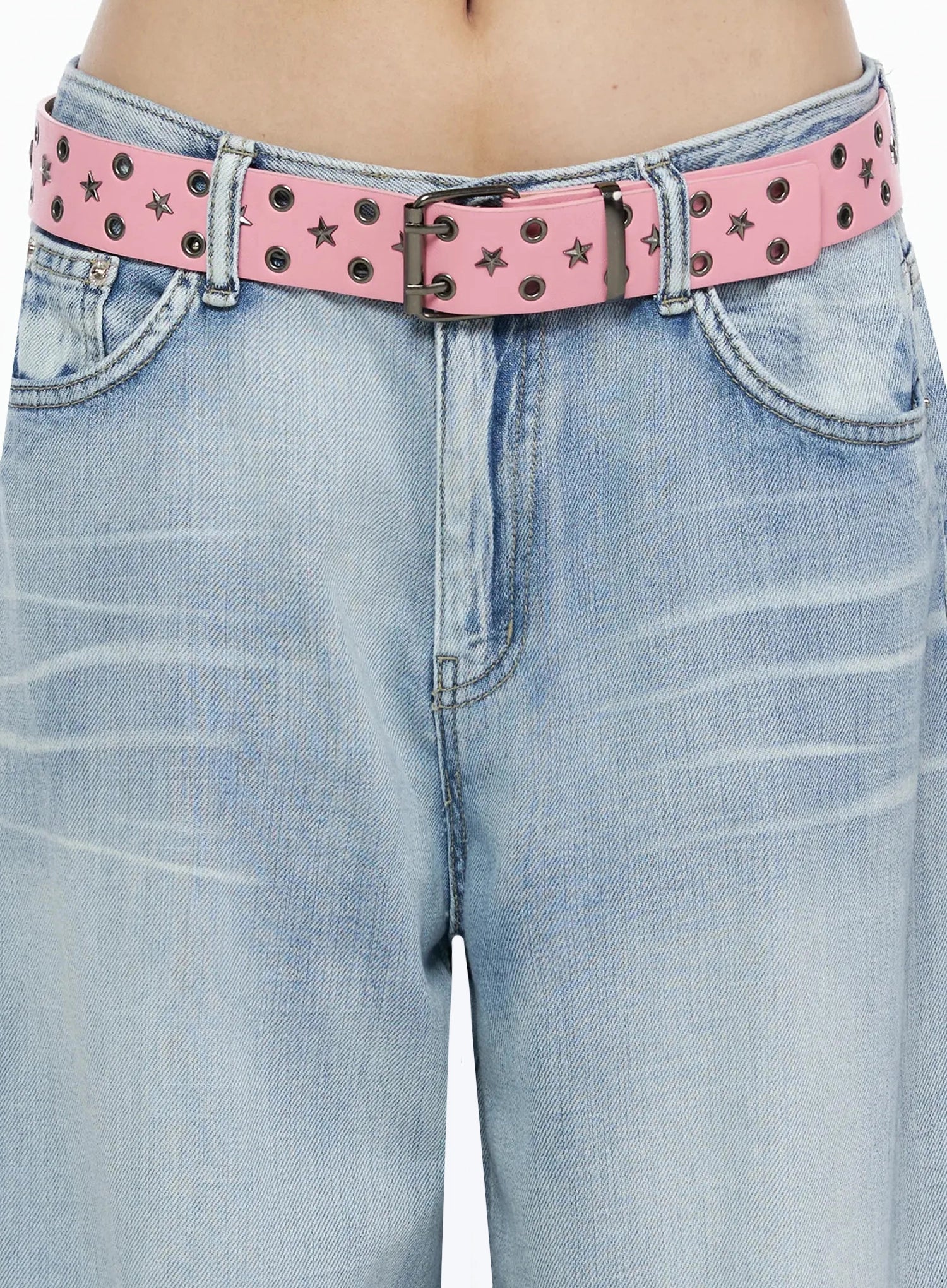 Kit Washed Wide Leg Jeans IL523