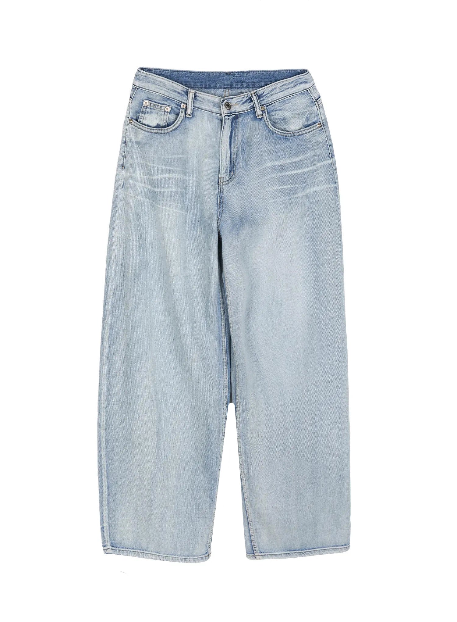 Kit Washed Wide Leg Jeans IL523