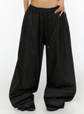 Kris Back Graphic Baggy Jeans IL524