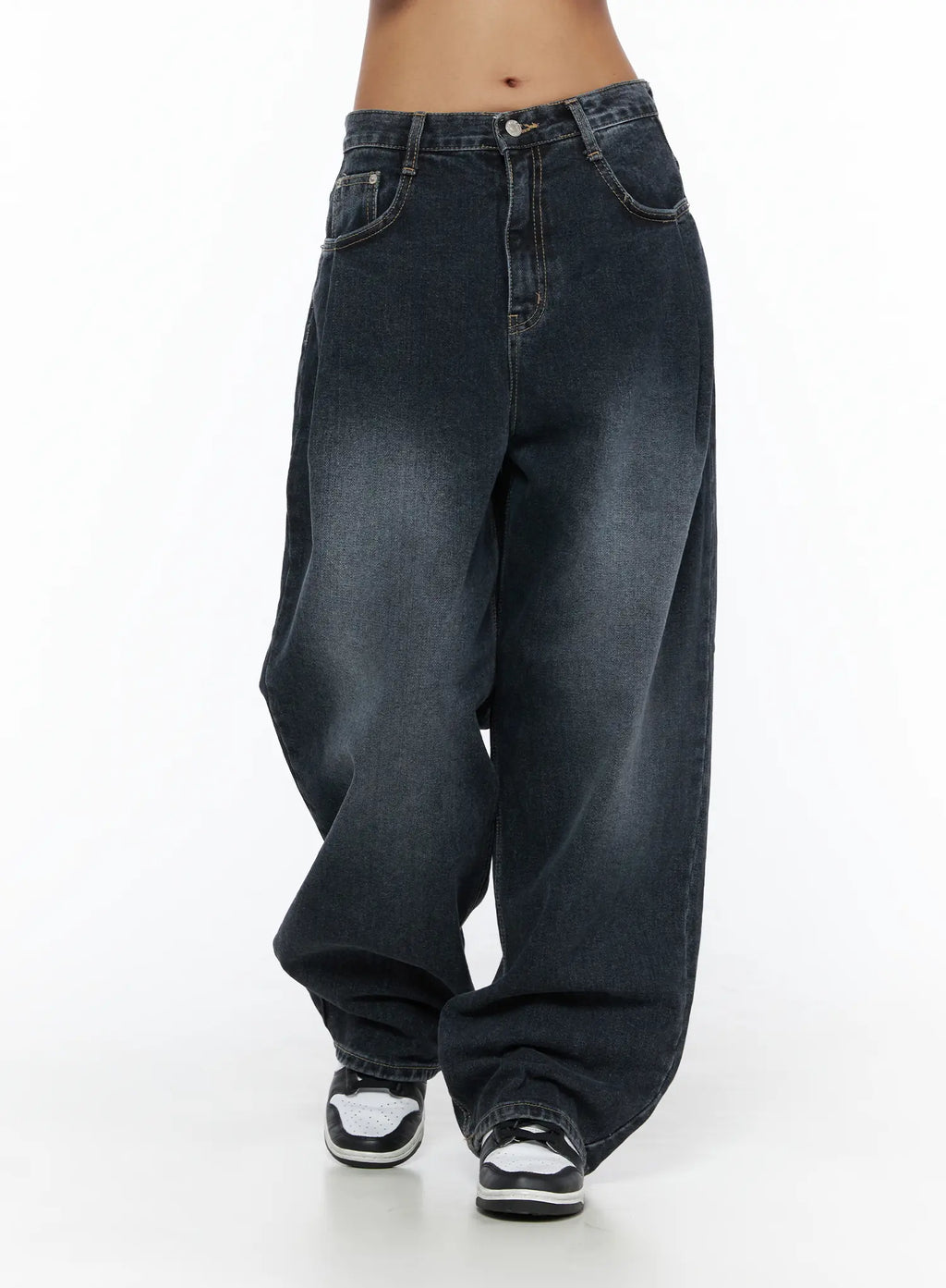 Louis Pintuck Washed Jeans CL503