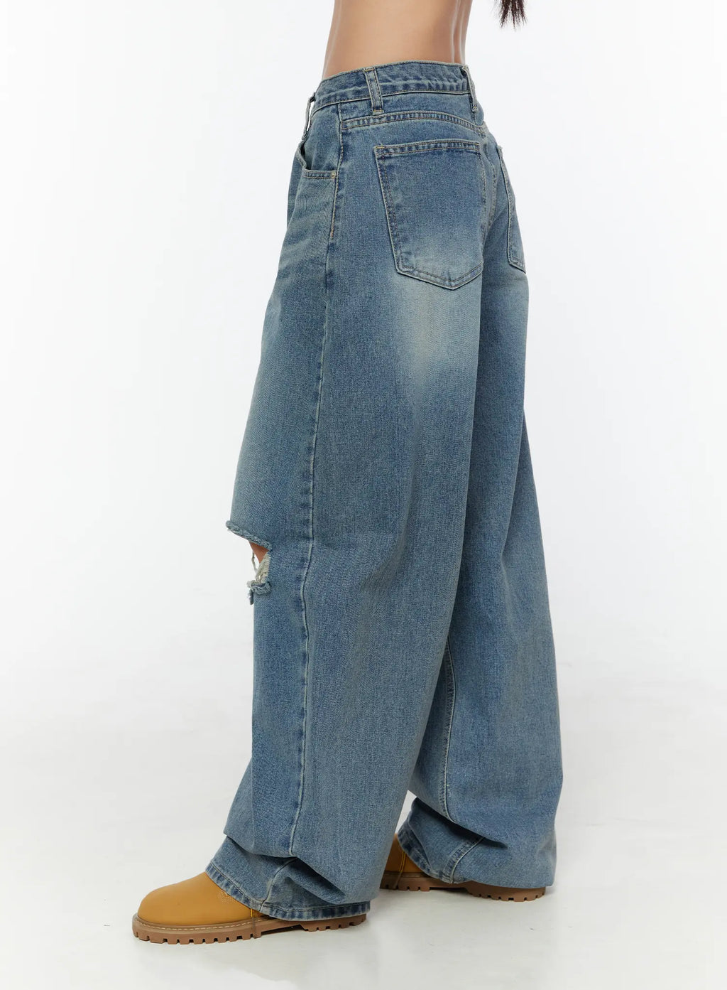 Mackenzie Blue Rip Jeans CU526