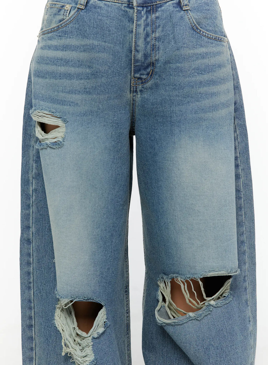 Mackenzie Blue Rip Jeans CU526