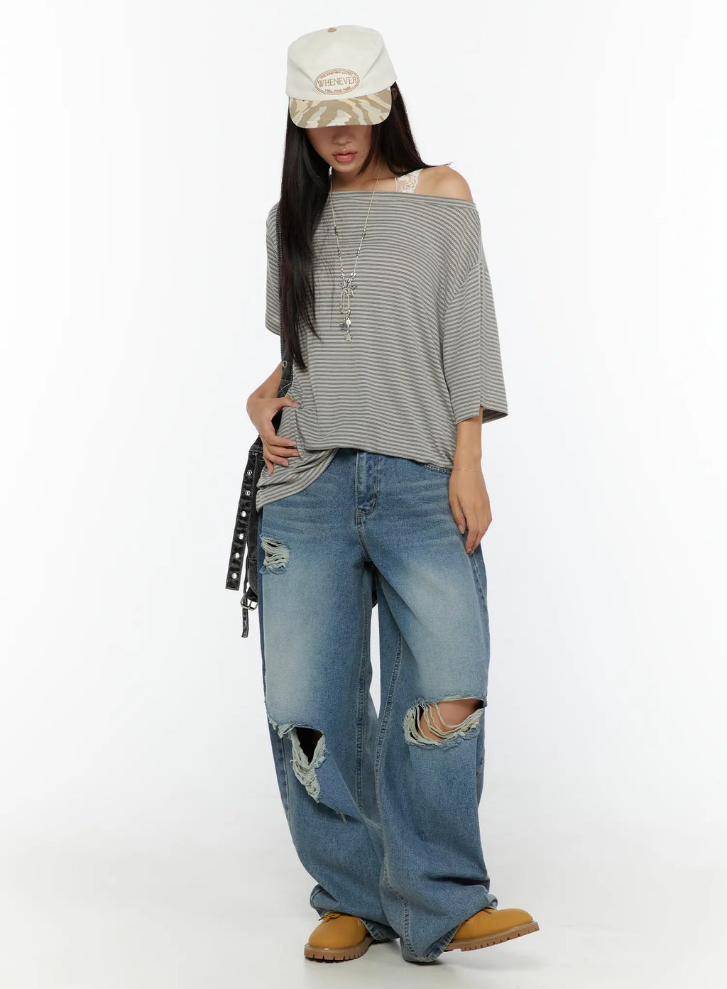 Mackenzie Blue Rip Jeans CU526