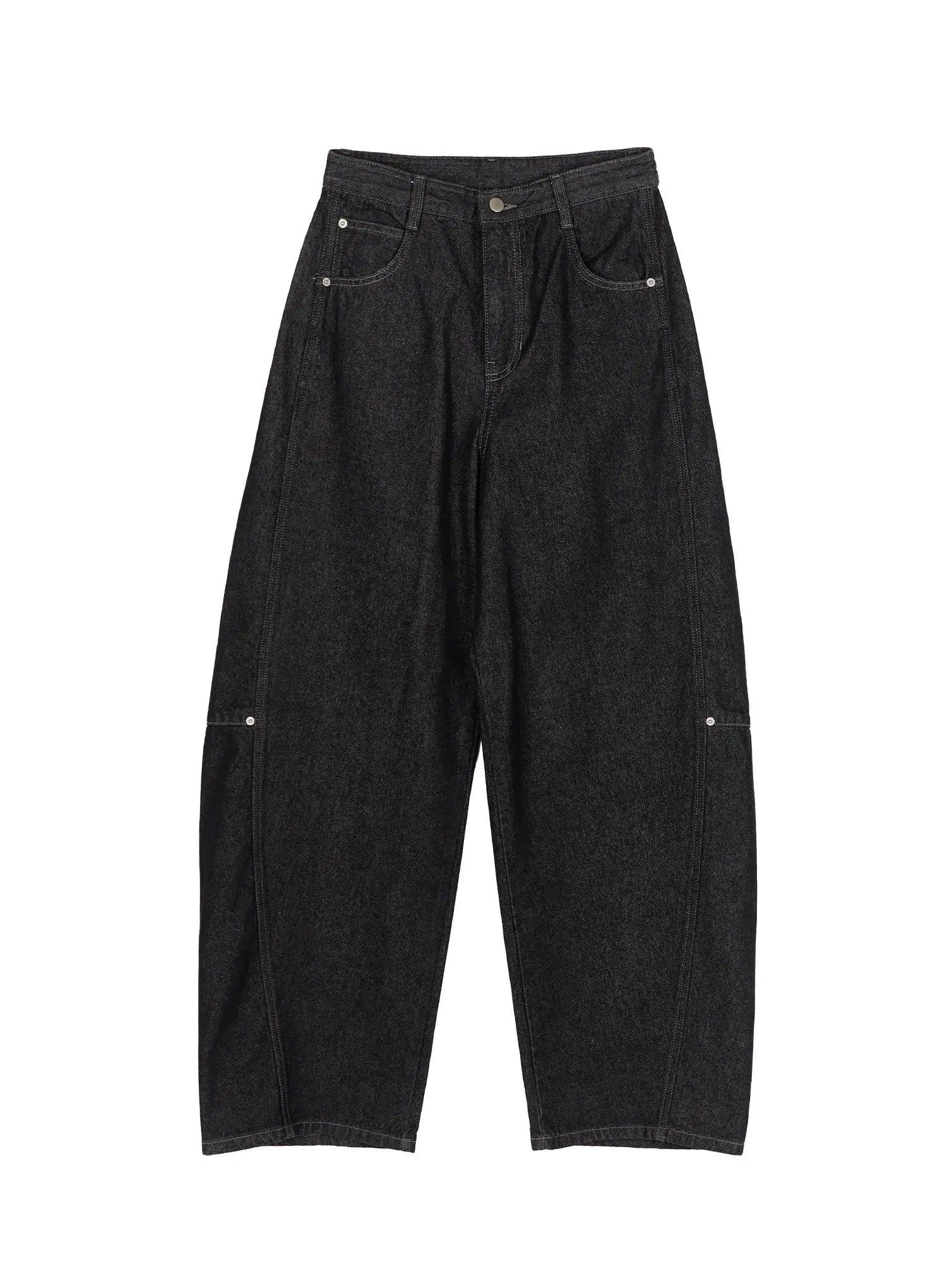 Maelani Rivet Wide Balloon Jeans IL502