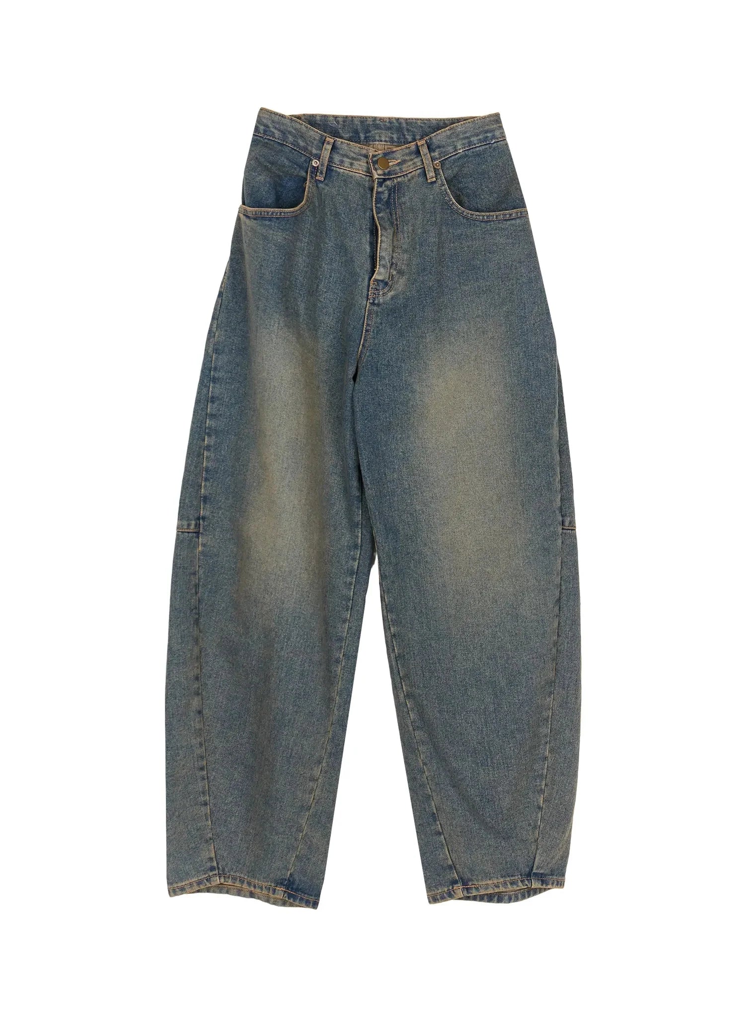 Marion Washed Wide-Leg Jeans IL506