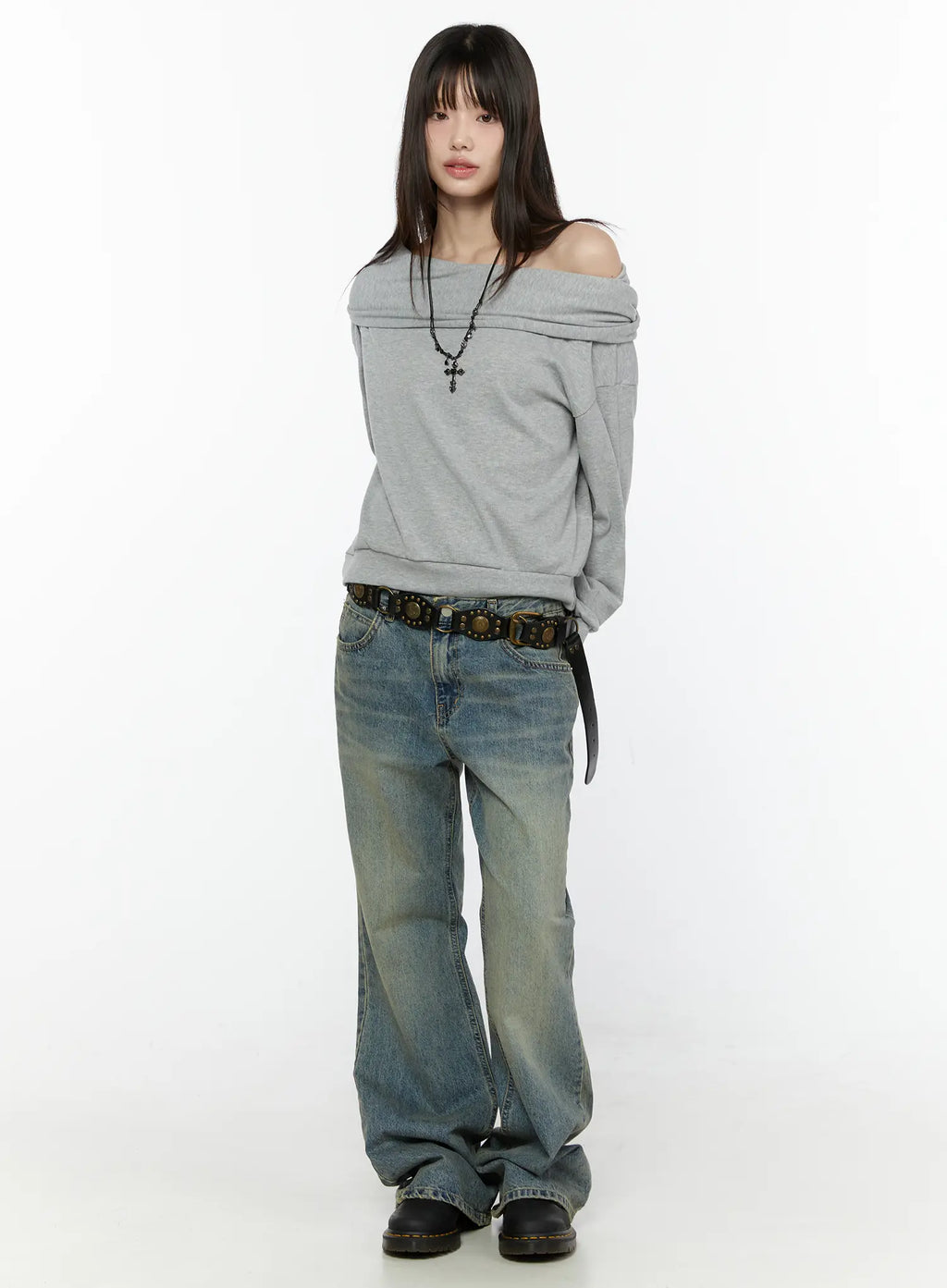 Mave Vintage Wash Flared Jeans CG504