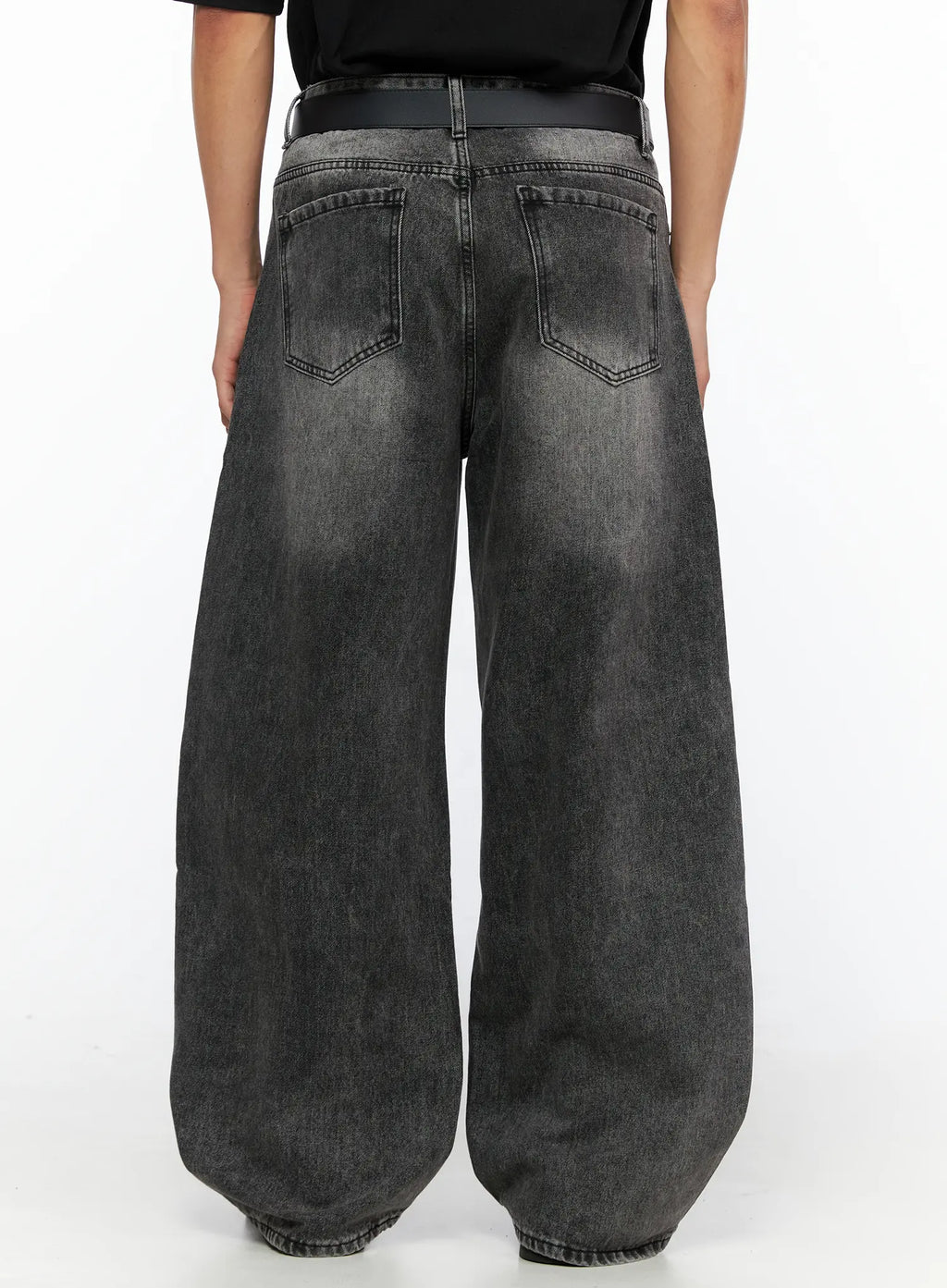 Men's Chase Vintage Wash Wide Jeans IL531