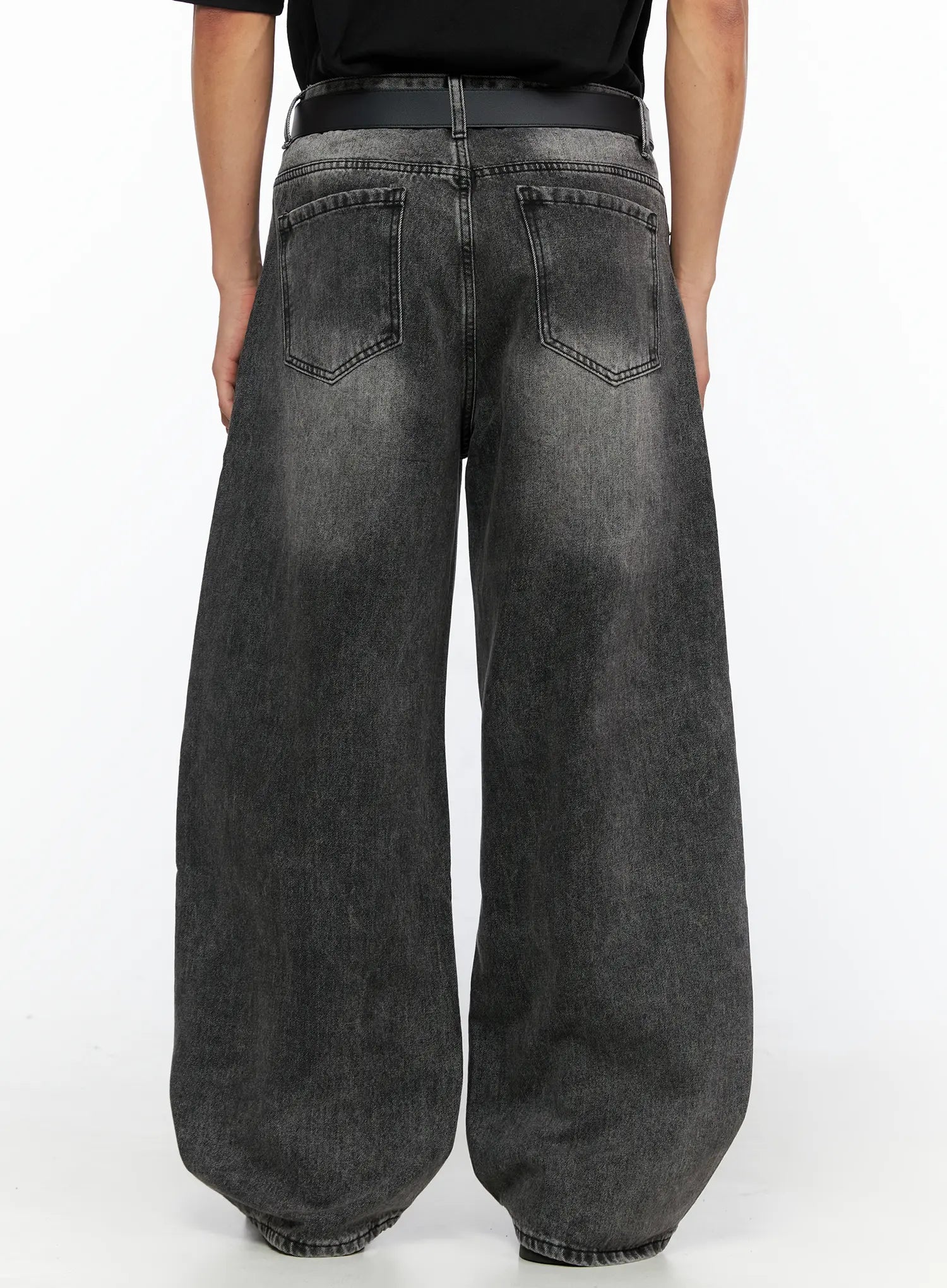Men's Chase Vintage Wash Wide Jeans IL531