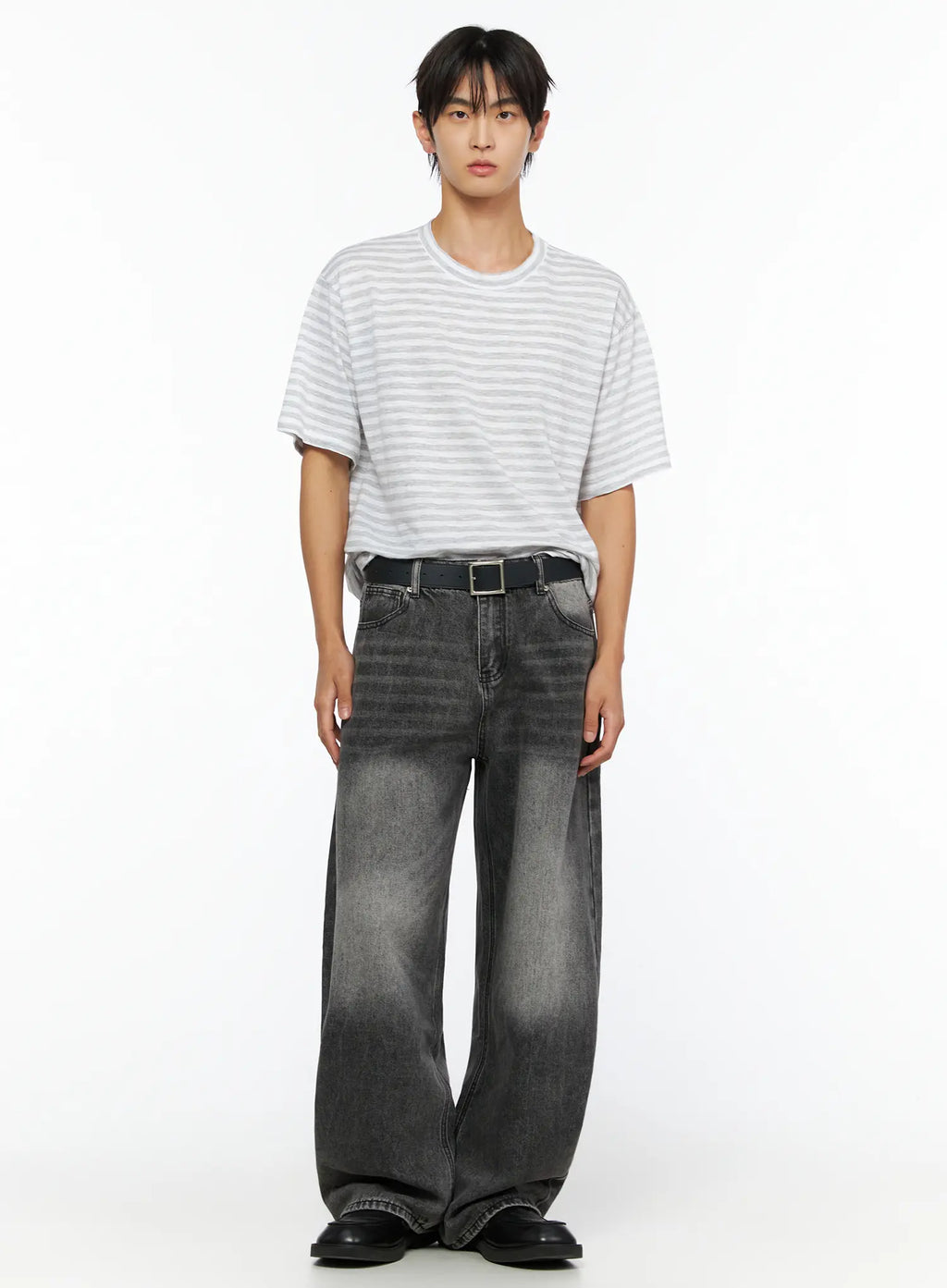 Men's Chase Vintage Wash Wide Jeans IL531