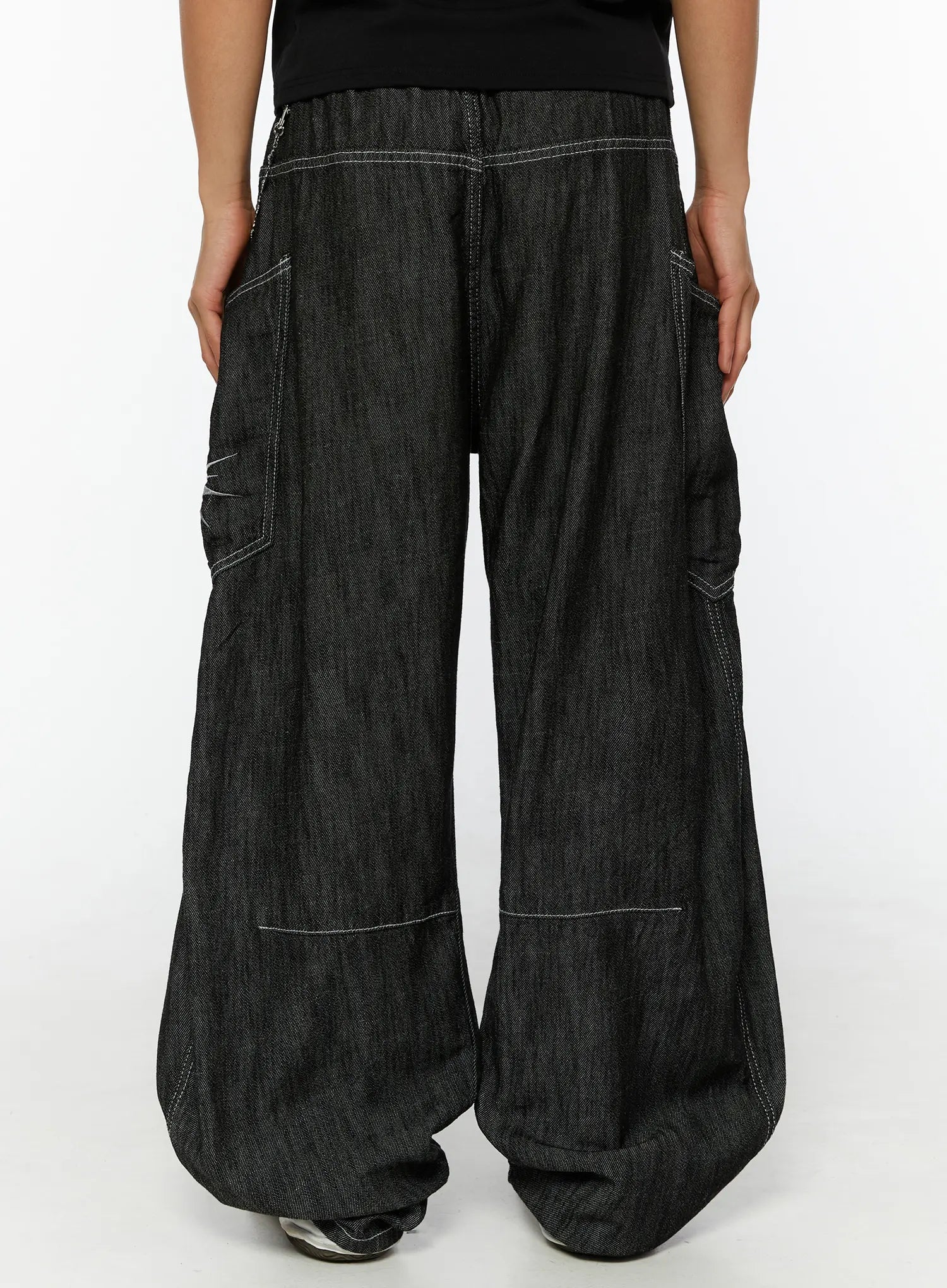 Men's Dale Embroidered Baggy Jeans IL509