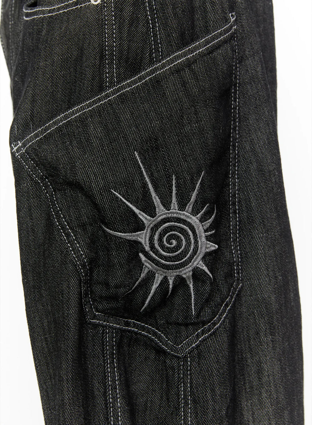 Men's Dale Embroidered Baggy Jeans IL509