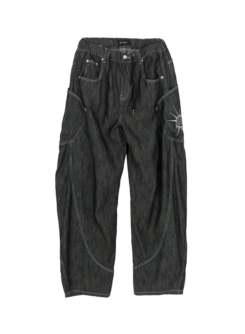 Men's Dale Embroidered Baggy Jeans IL509