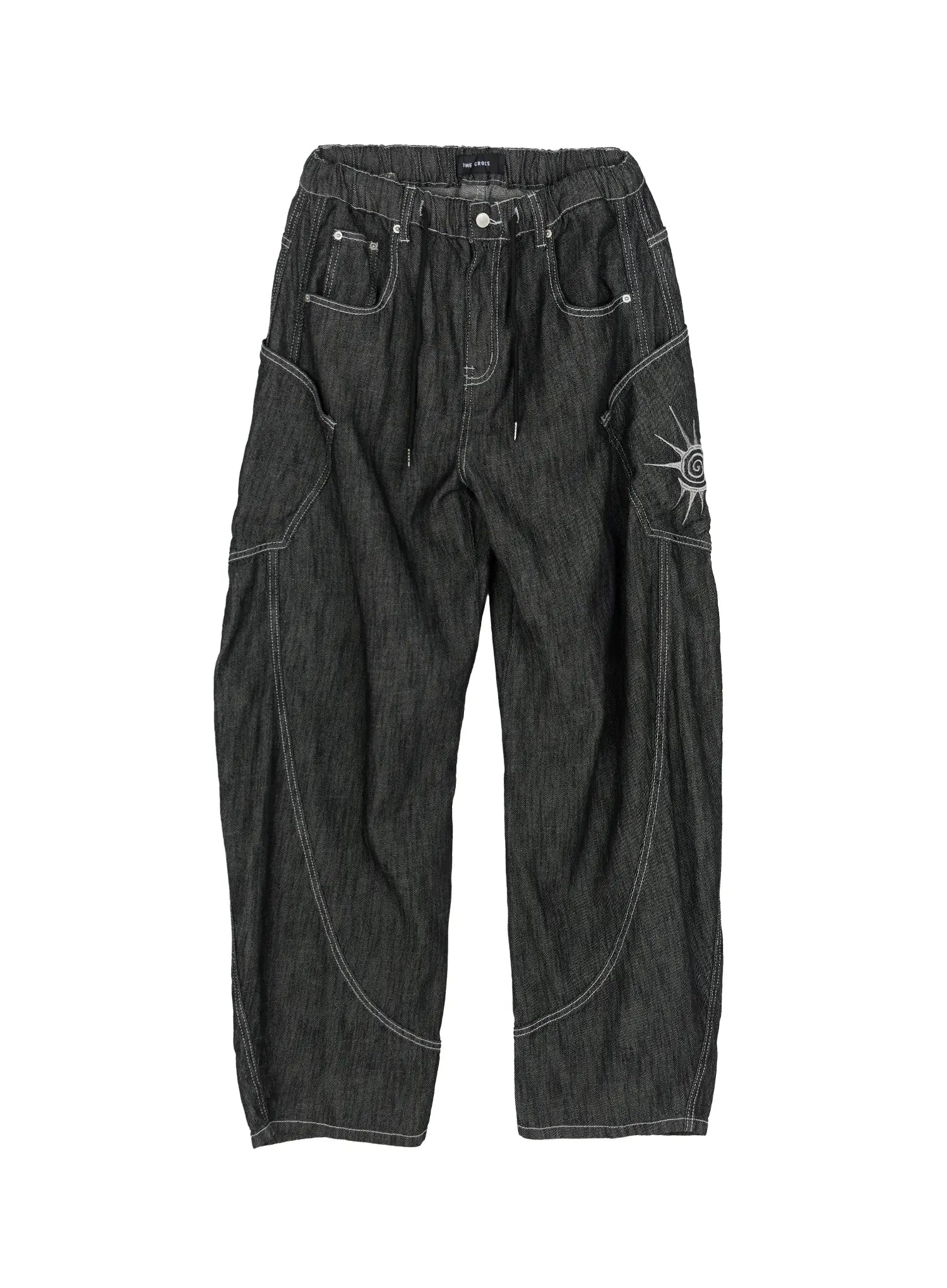 Men's Dale Embroidered Baggy Jeans IL509