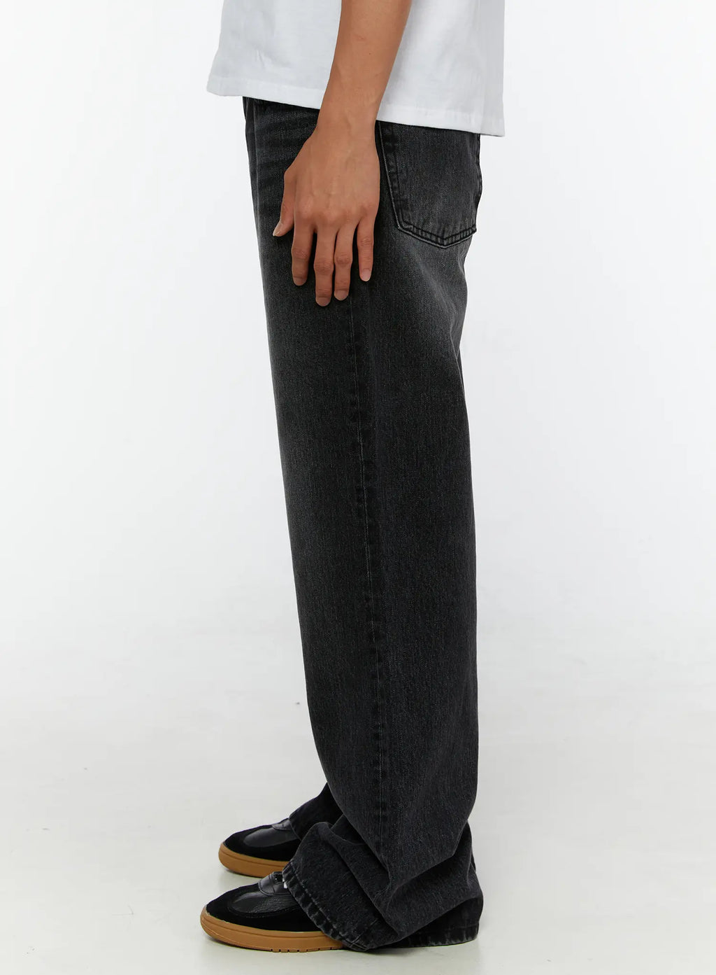 Men's Dark Wash Flare Jeans IL513