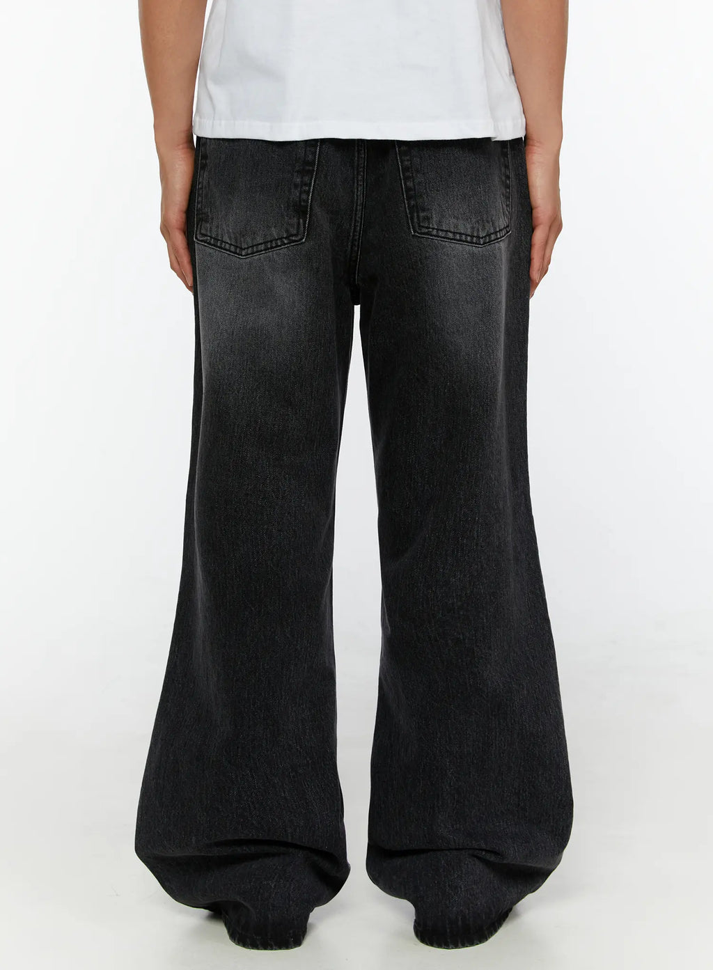 Men's Dark Wash Flare Jeans IL513