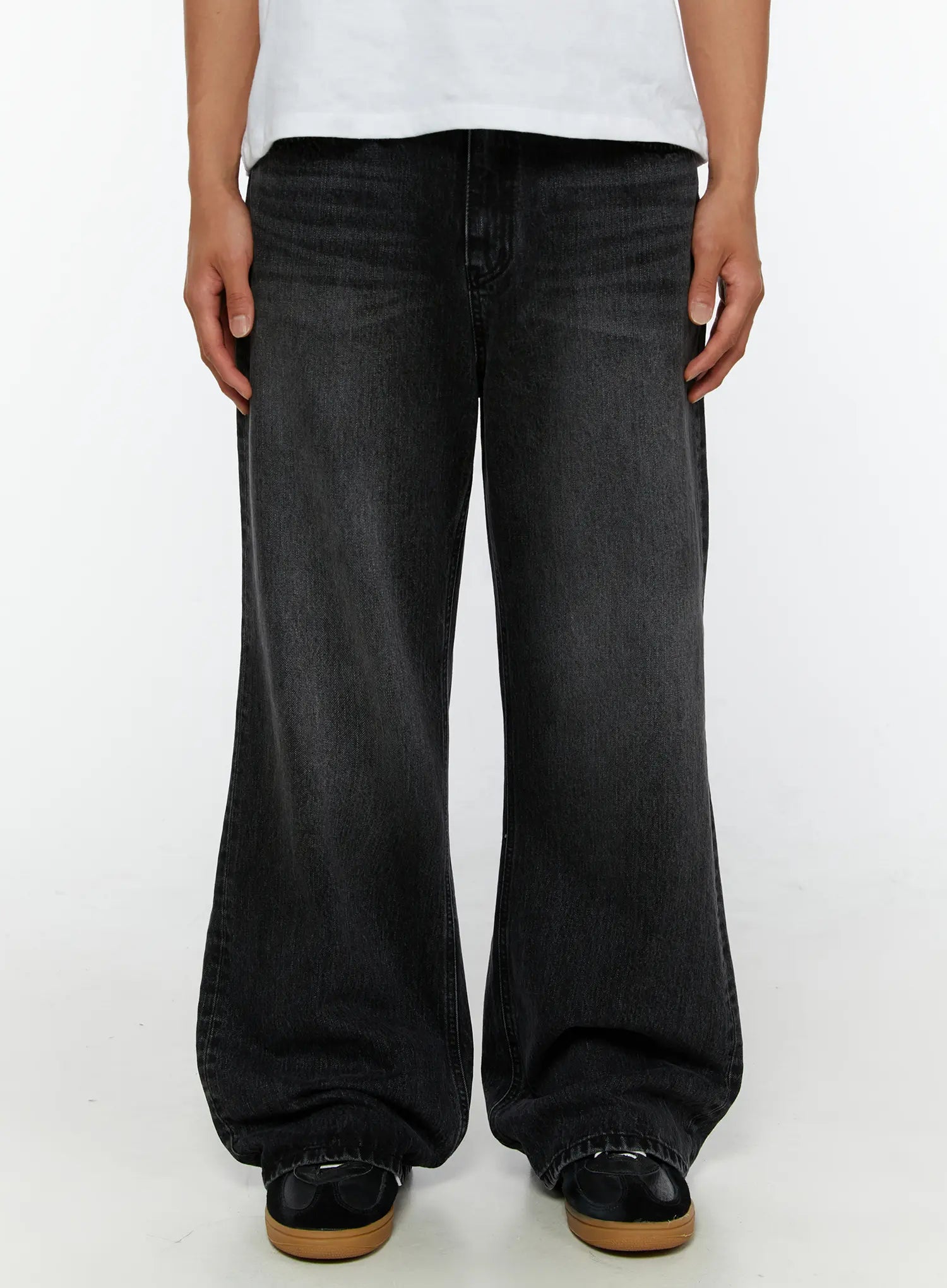 Men's Dark Wash Flare Jeans IL513