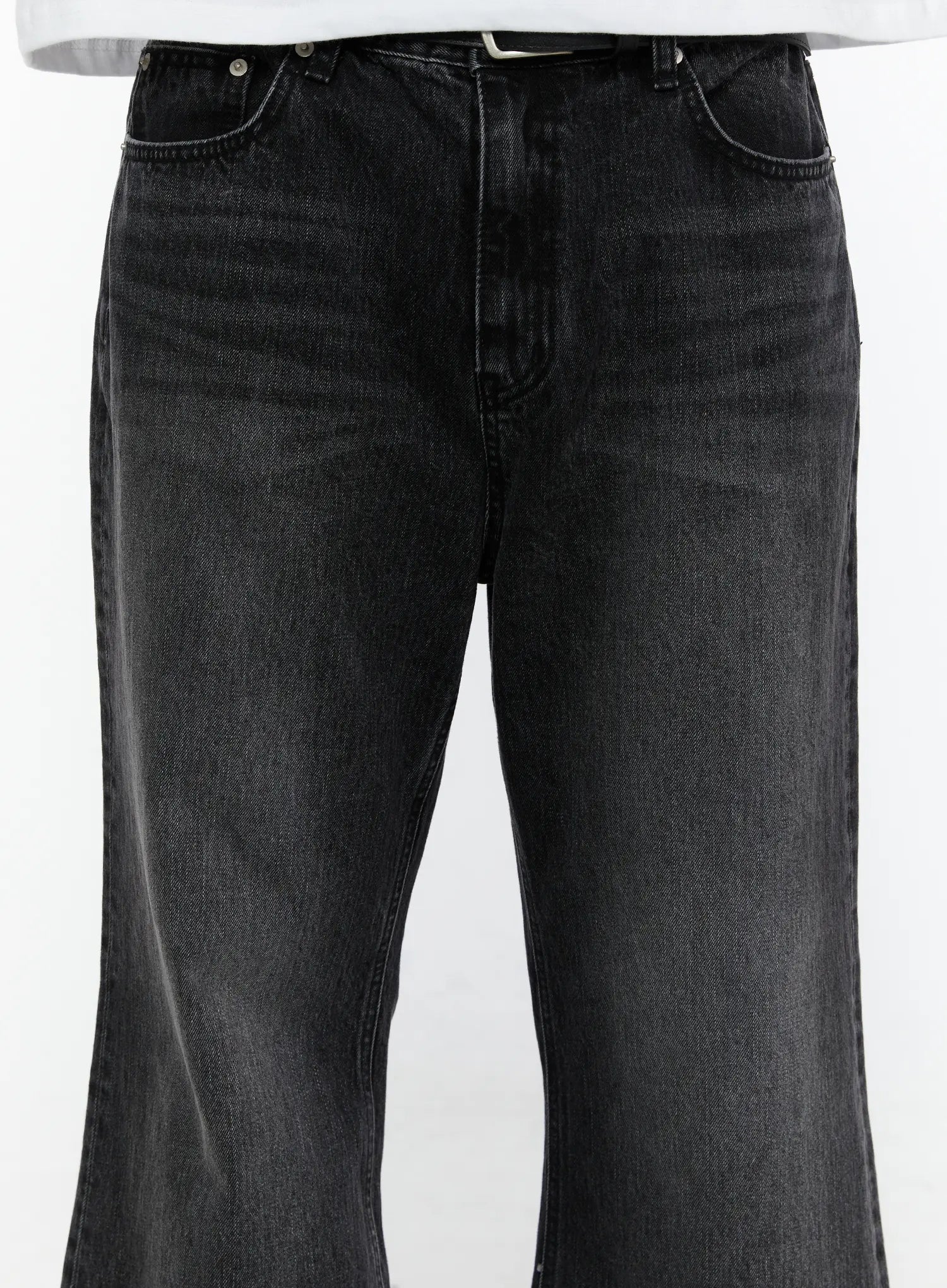 Men's Dark Wash Flare Jeans IL513