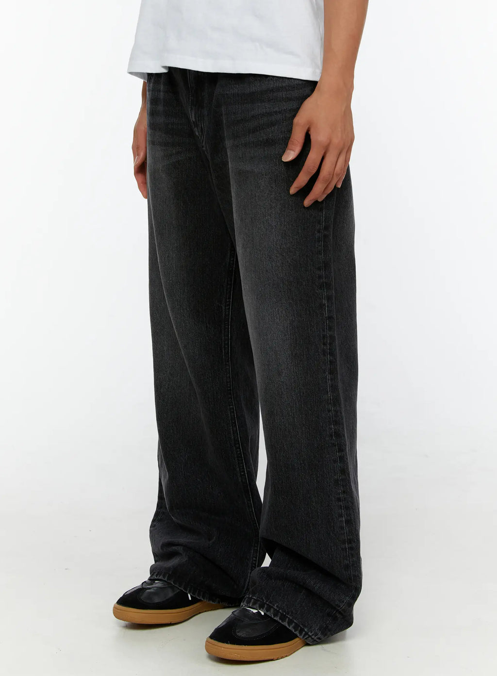 Men's Dark Wash Flare Jeans IL513