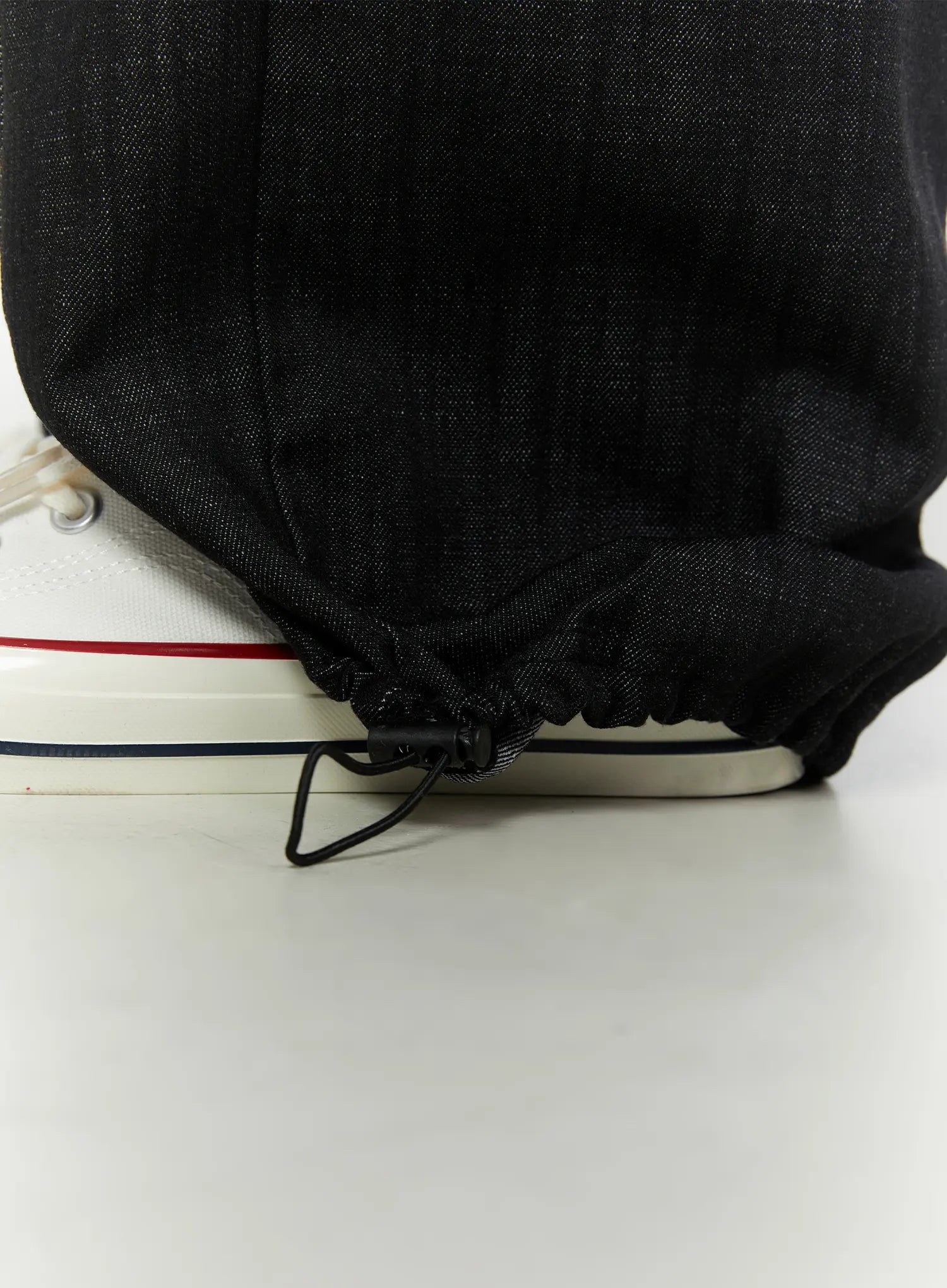 Men's Drawstring Dark Wash Wide Jeans IG505