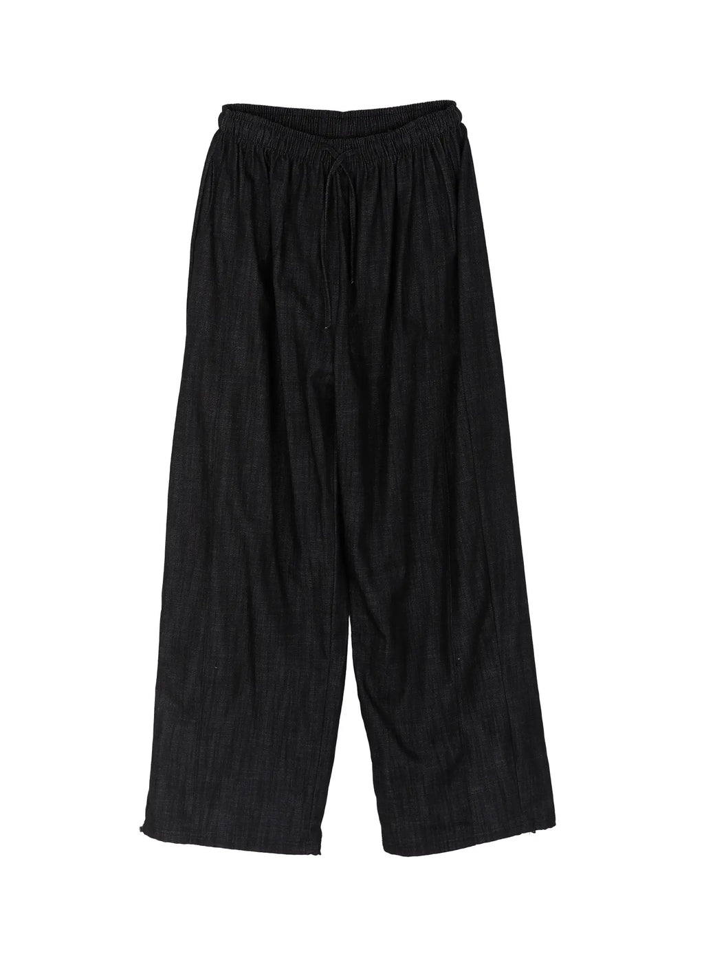 Men's Drawstring Dark Wash Wide Jeans IG505