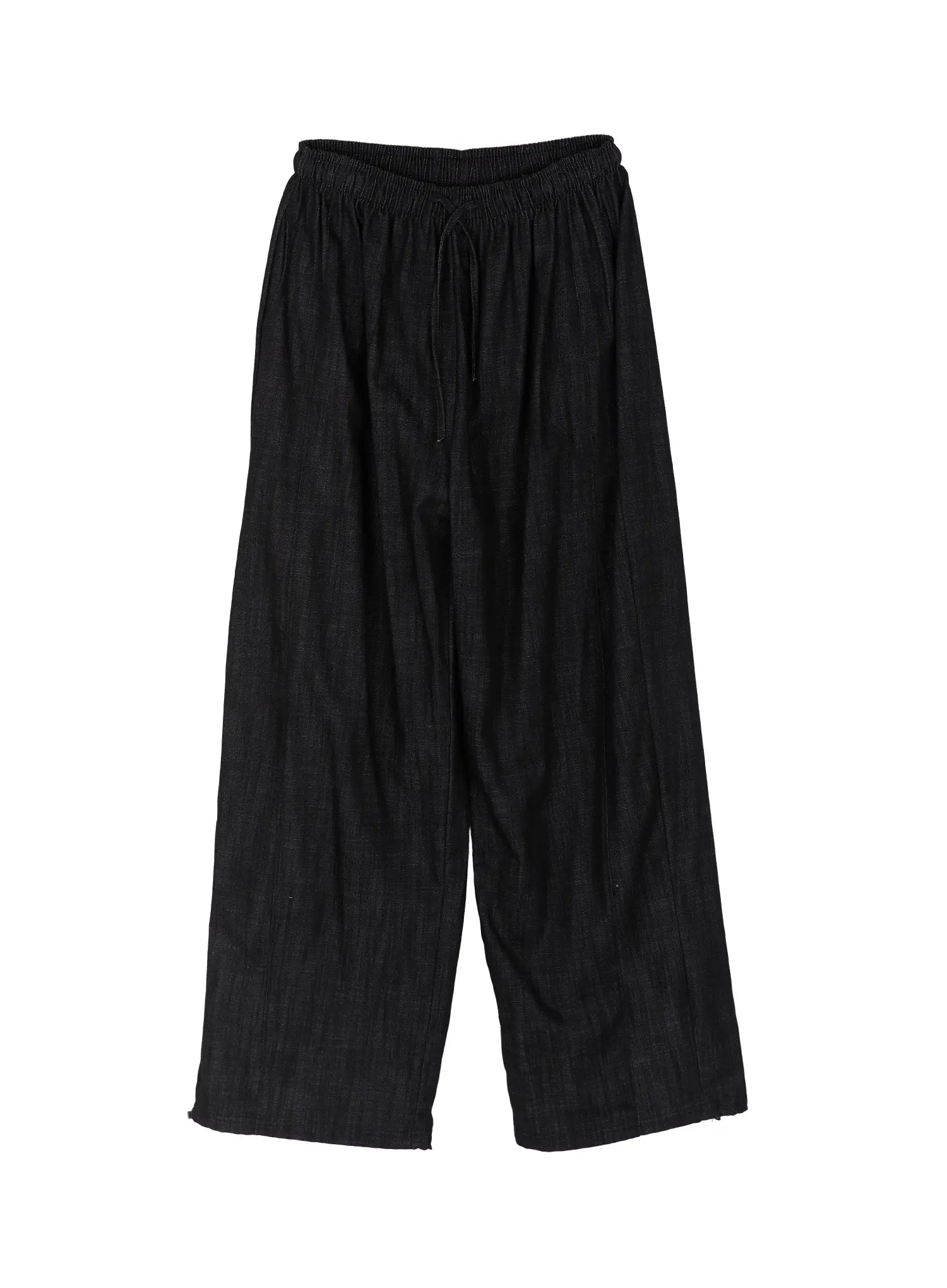 Men's Drawstring Dark Wash Wide Jeans IG505