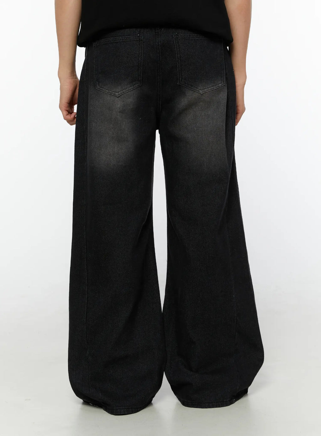 Men's Kane Wash Wide Leg Jeans IG506